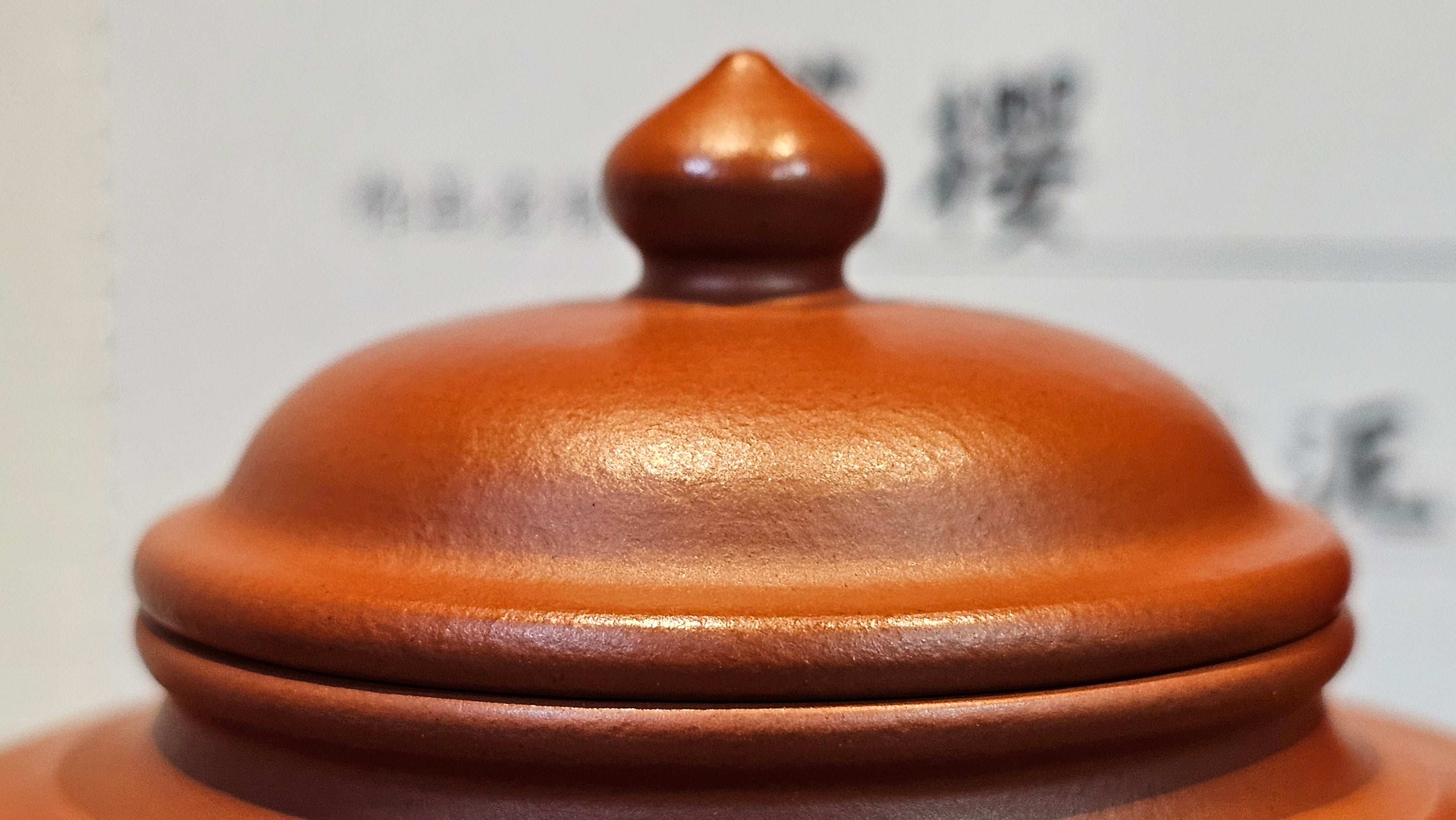 《笑樱》"Xiao Ying", 232.8ml, Xiao Mei Yao Zhu Ni 小煤窑朱泥 ~ Crafted by L3A Consummate Master Artist Li Yan Ru 李艳如 ~ Congratulations!to Mr H.! 1128hrs 17th August 2025, Baldwin Park, CA!