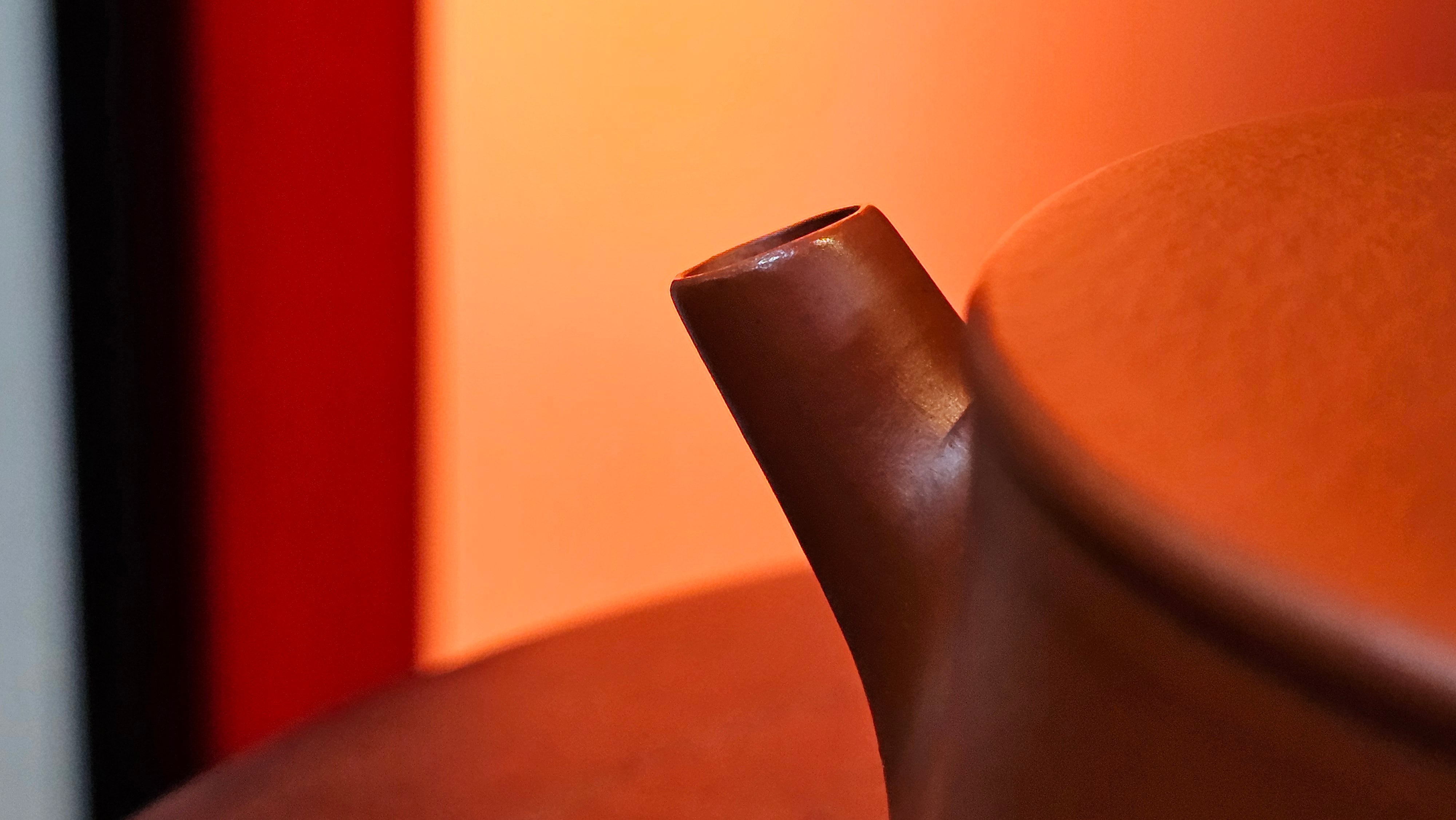 Yun Zhu 云柱 "Pillar of the Heavens", 133.3ml, Xiao Mei Yao Zhu Ni, by Craftsman Wang Hui 王慧 ~ "劲竹凌风" and Bamboo Engraving by Craftsman Yi De Shu 一德书 ~ Congratulations to Mr A.S.! 1421hrs 20th August 2025! Tao Yuan City!♥️