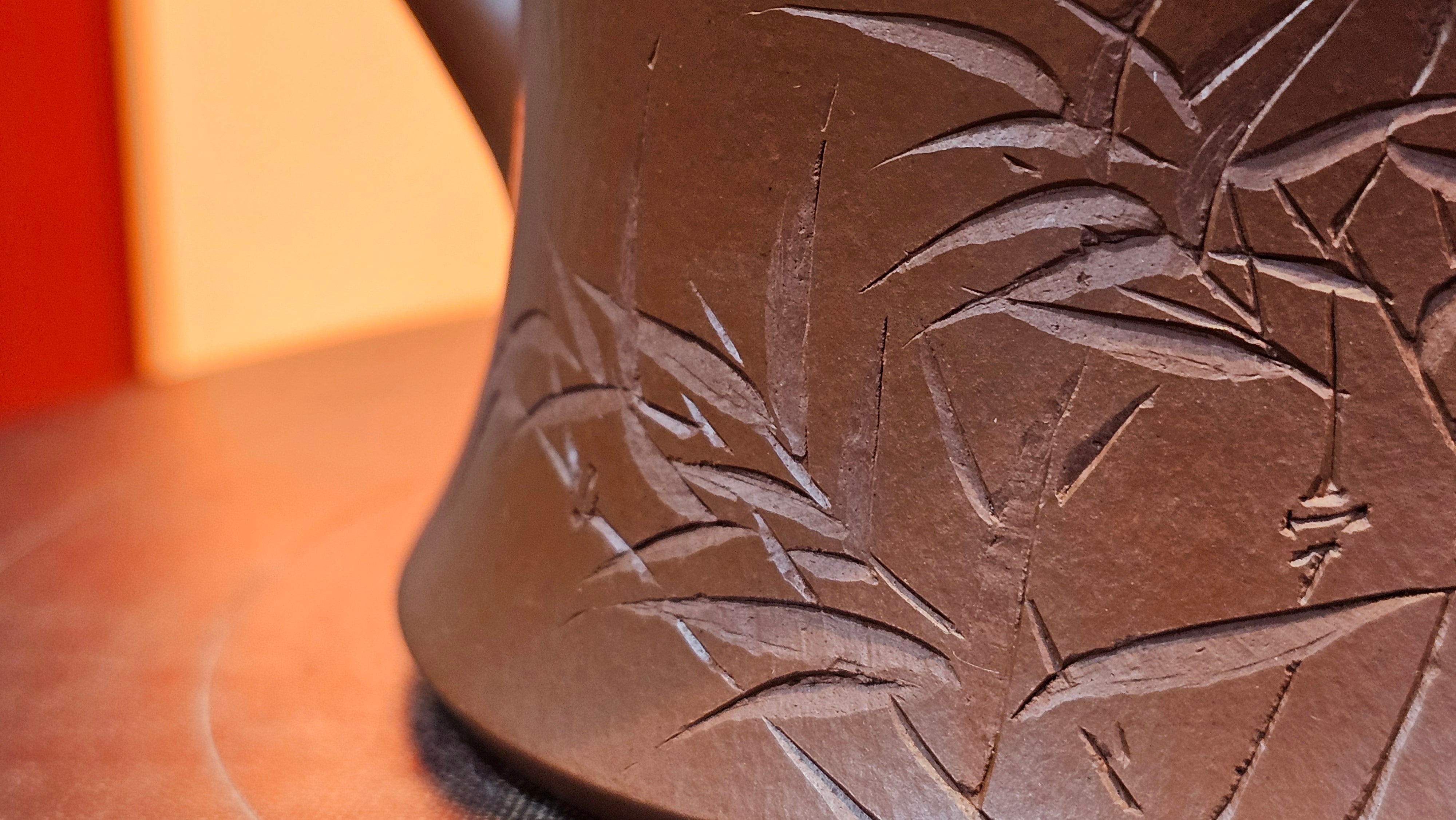 Yun Zhu 云柱 "Pillar of the Heavens", 133.3ml, Xiao Mei Yao Zhu Ni, by Craftsman Wang Hui 王慧 ~ "劲竹凌风" and Bamboo Engraving by Craftsman Yi De Shu 一德书 ~ Congratulations to Mr A.S.! 1421hrs 20th August 2025! Tao Yuan City!♥️