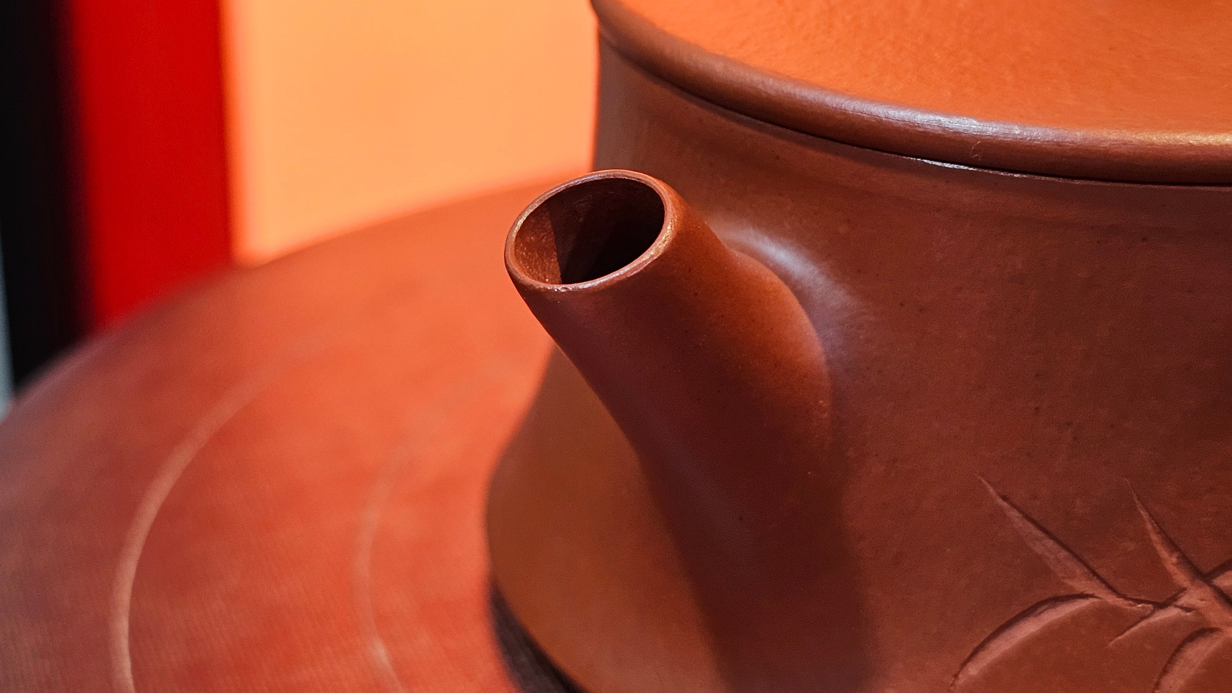 Yun Zhu 云柱 "Pillar of the Heavens", 133.3ml, Xiao Mei Yao Zhu Ni, by Craftsman Wang Hui 王慧 ~ "劲竹凌风" and Bamboo Engraving by Craftsman Yi De Shu 一德书 ~ Congratulations to Mr A.S.! 1421hrs 20th August 2025! Tao Yuan City!♥️