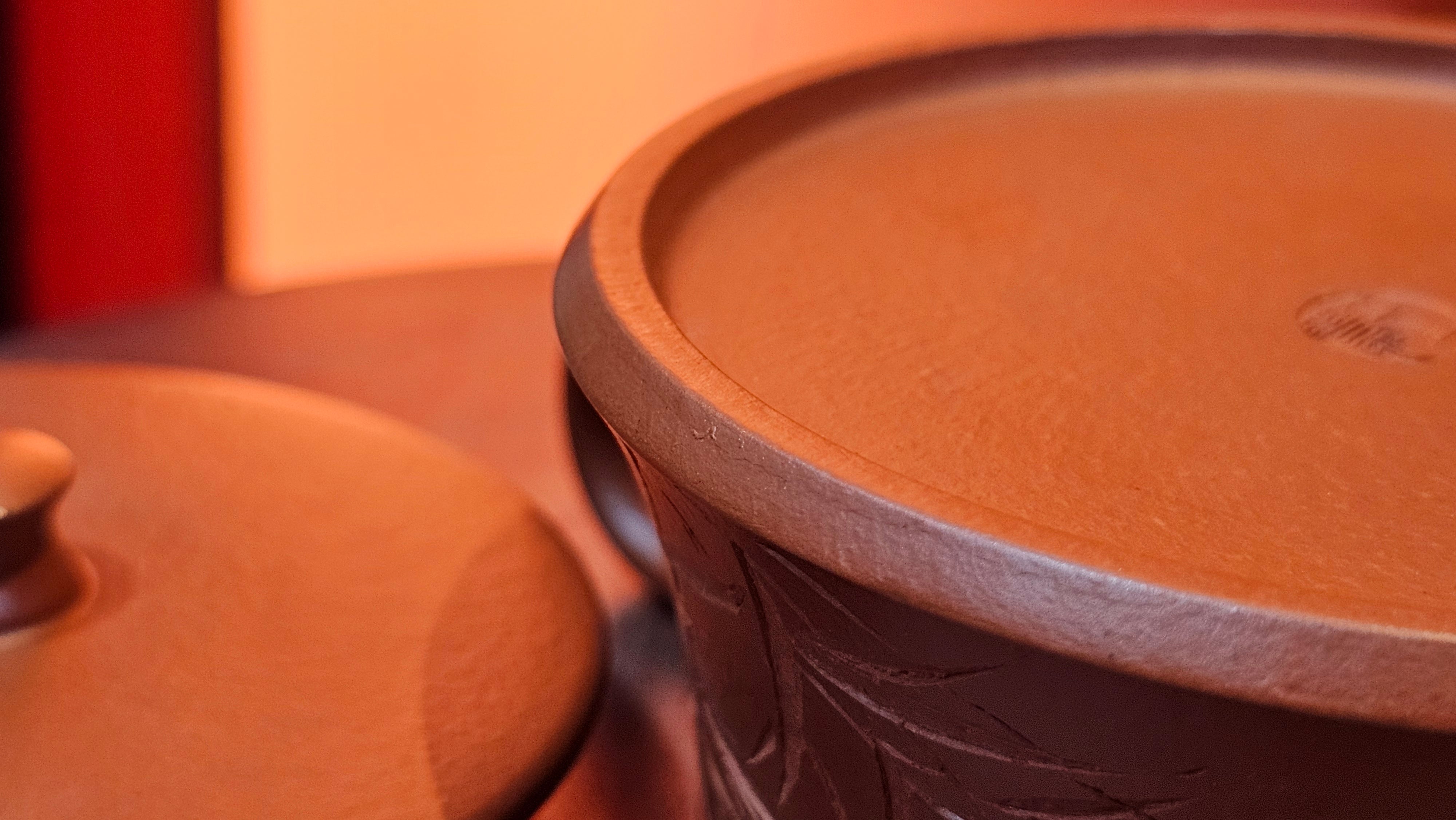 Yun Zhu 云柱 "Pillar of the Heavens", 133.3ml, Xiao Mei Yao Zhu Ni, by Craftsman Wang Hui 王慧 ~ "劲竹凌风" and Bamboo Engraving by Craftsman Yi De Shu 一德书 ~ Congratulations to Mr A.S.! 1421hrs 20th August 2025! Tao Yuan City!♥️