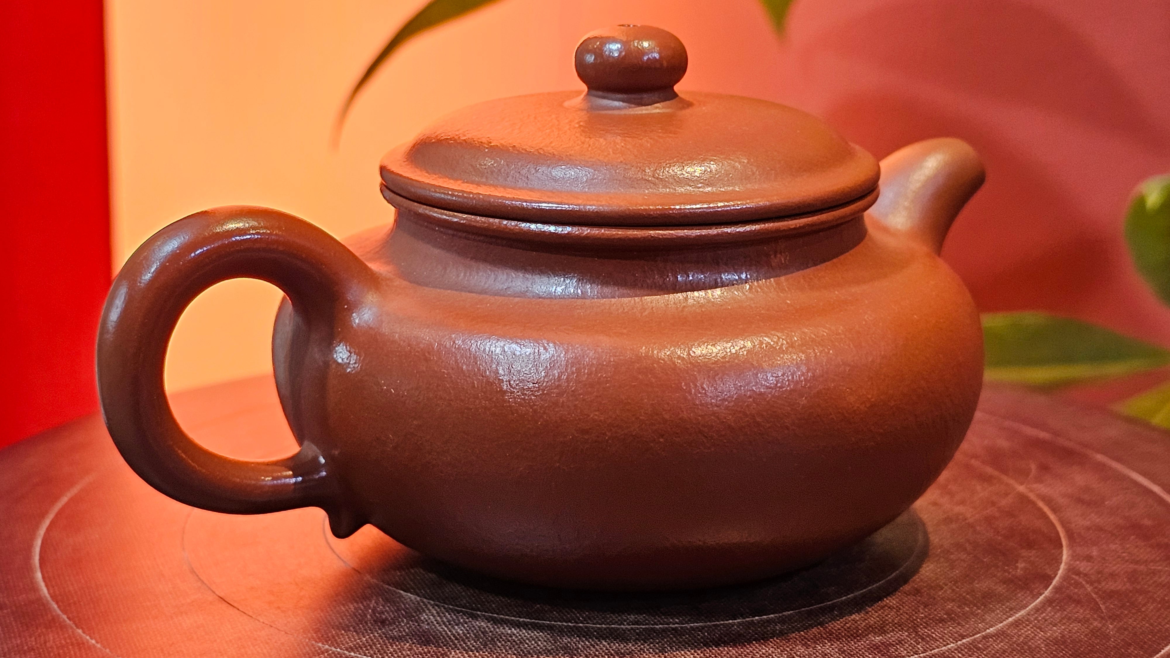 Fang Gu 仿古, 155.1ml, Xiao Mei Yao Zhu Ni 小煤窑朱泥, by Craftsman Shi Yun 石芸 ~ Congratulations to!Mr A.T.! 1239hrs 21st Aug 2025, Elsbethen! Austria🇦🇹.