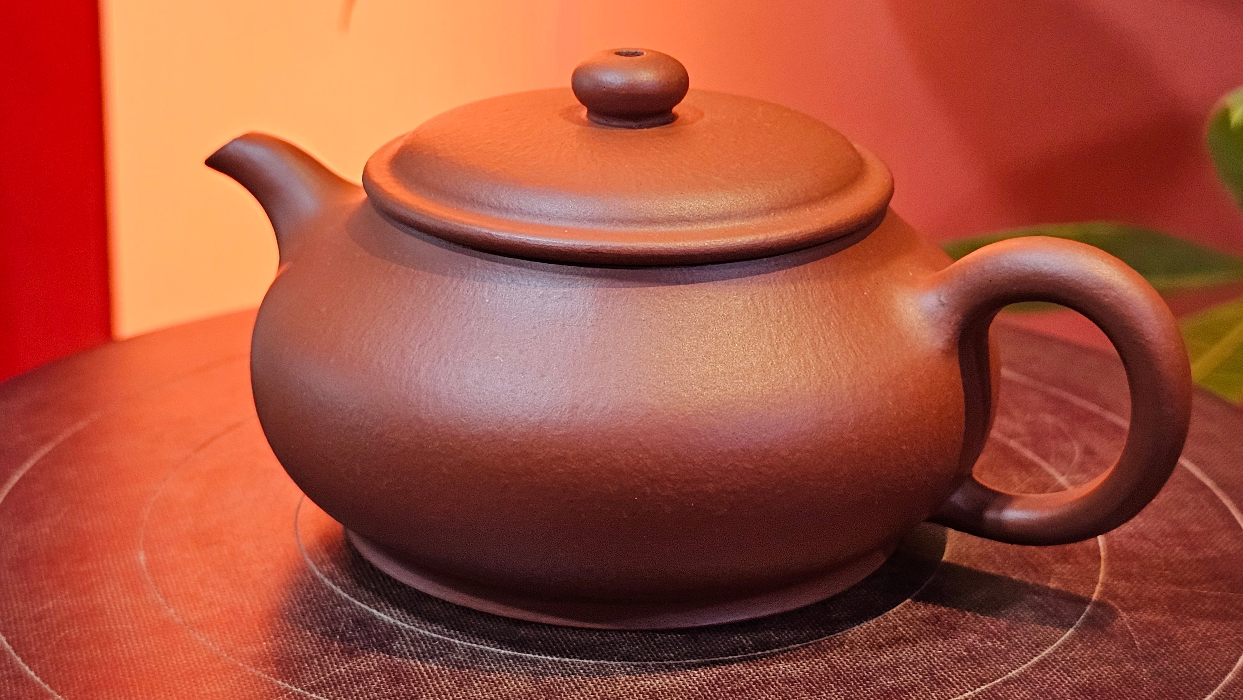 Ming Lu 明炉, 127.5ml, Xiao Mei Yao Zhu Ni 小煤窑朱泥, by our Collaborative Craftsman Wang Xing 王兴 ~!Congratulations to Ms K.L.! 2245hrs 3rd Sept 2025, Cardiff, Wales🇬🇧!