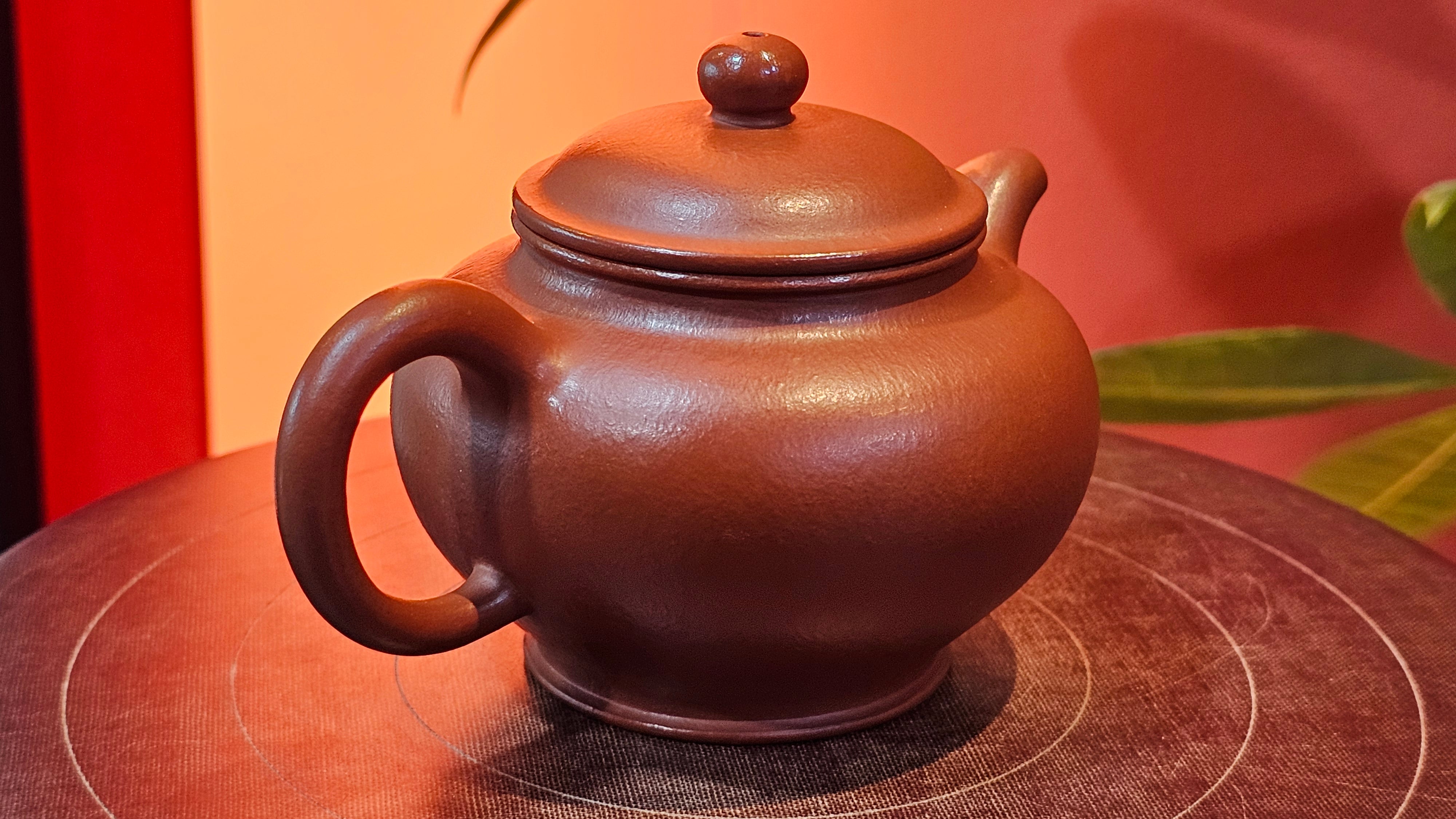 Duo Zhi 掇只, 120.7ml, Xiao Mei Yao Zhu Ni 小煤窑朱泥, by our Collaborative Craftsman Wang Xing 王兴 ~ Congratulations!to Prof Q.H., 0053hrs 19th August 2025, Hanoi! Vietnam🇻🇳.