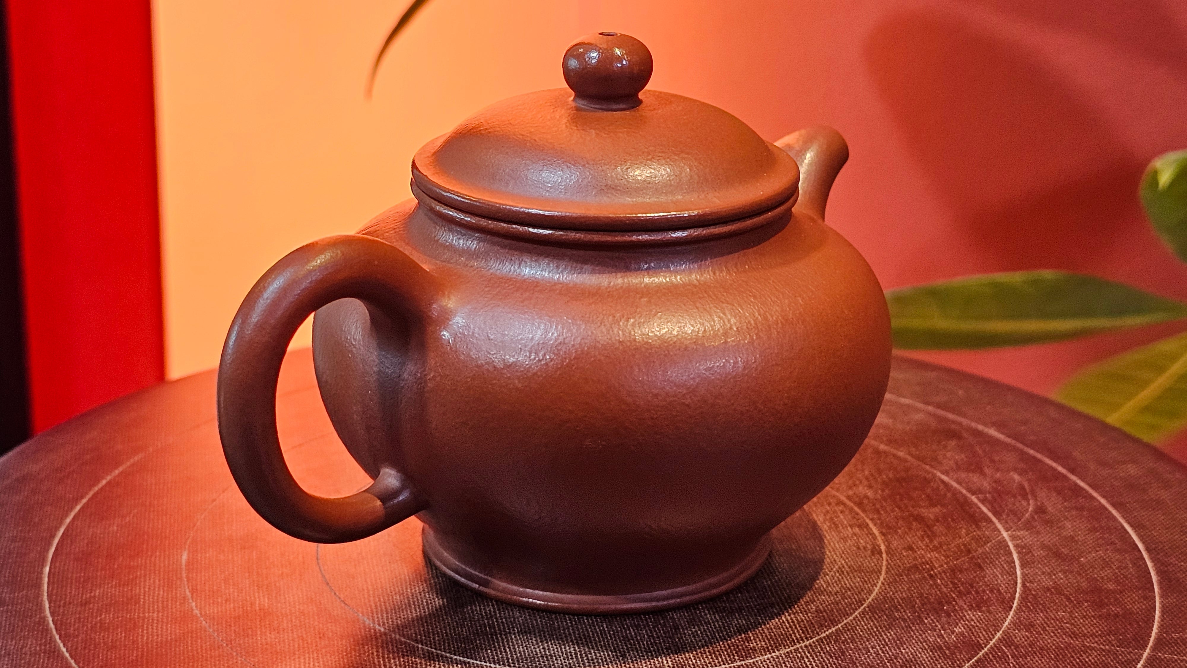 Duo Zhi 掇只, 120.7ml, Xiao Mei Yao Zhu Ni 小煤窑朱泥, by our Collaborative Craftsman Wang Xing 王兴 ~ Congratulations!to Prof Q.H., 0053hrs 19th August 2025, Hanoi! Vietnam🇻🇳.