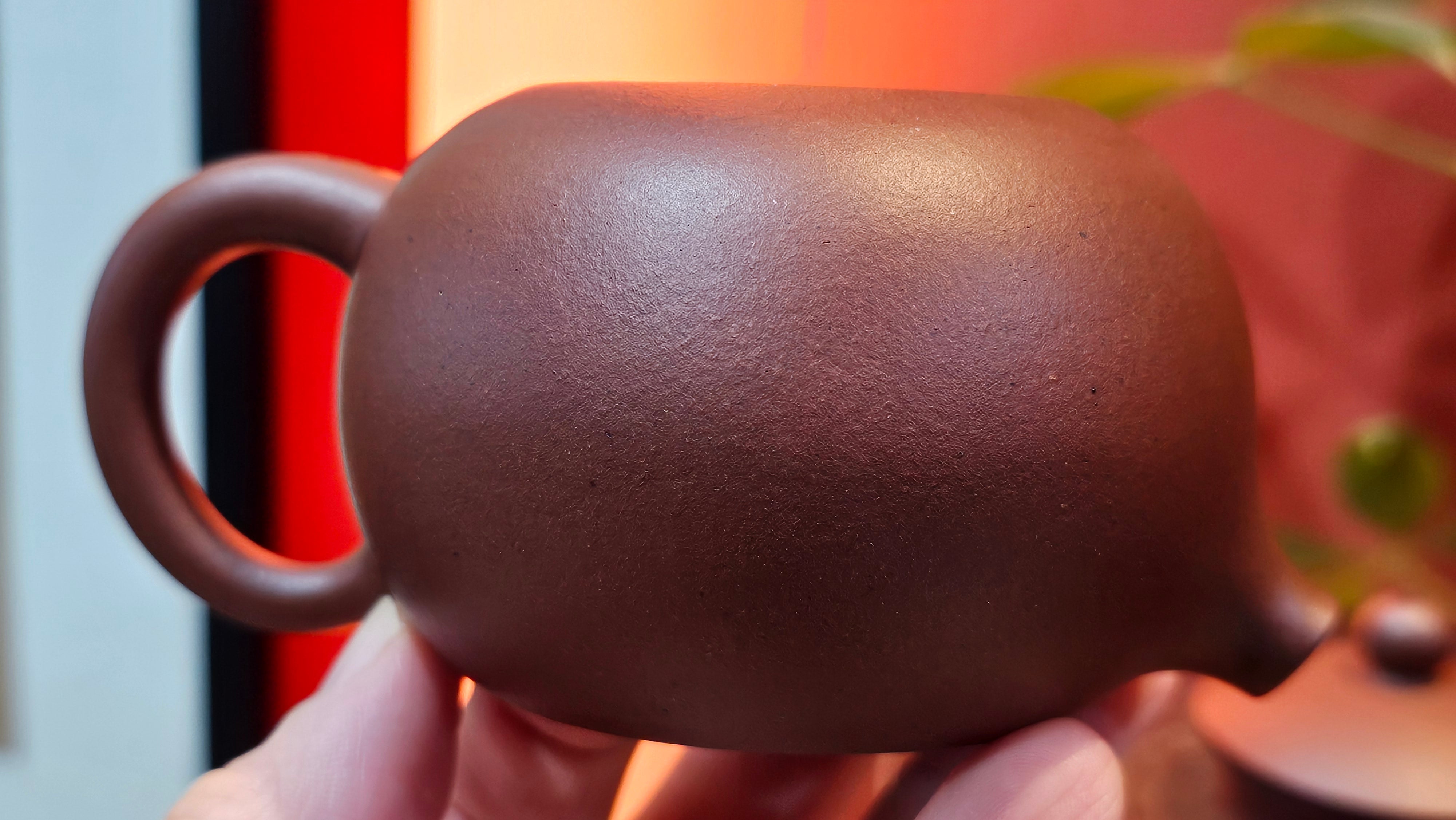 Xi Shi 西施, 160.7ml, Di Cao Qing Zi Ni 底槽青紫泥, by Craftsman Gu Xiao Ming 顾小明 ~ Congratulations to!Mr M.A.! 1528hrs 22nd August 2025, Salt Lake City, UT!