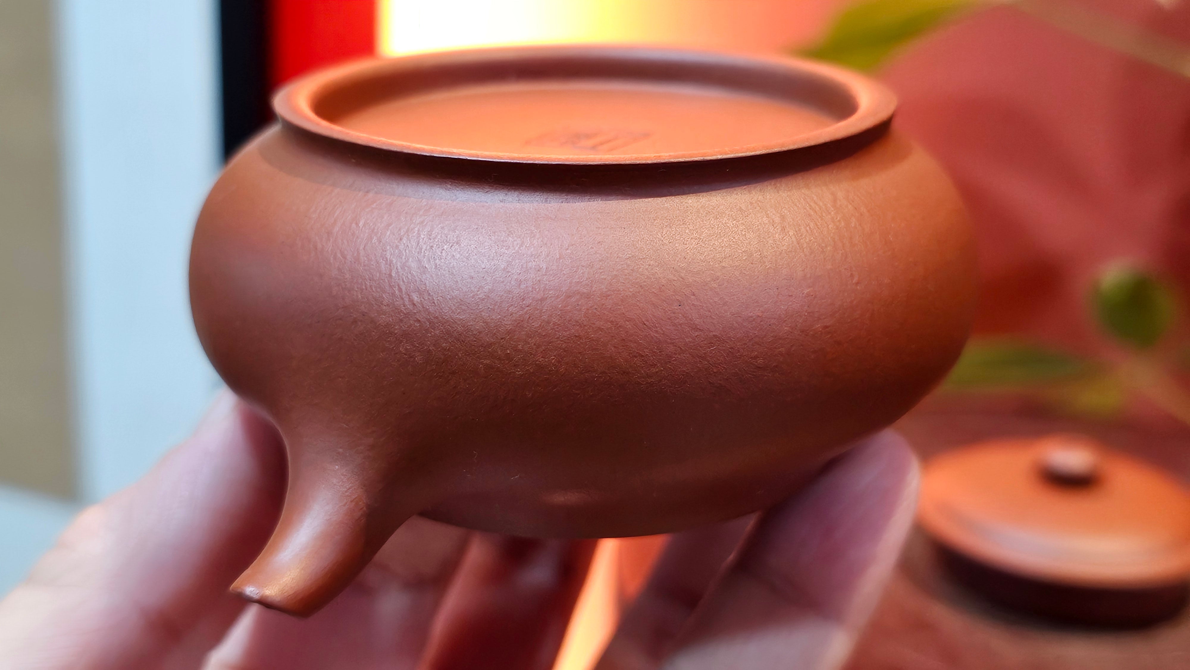 Ming Lu 明炉, 127.5ml, Xiao Mei Yao Zhu Ni 小煤窑朱泥, by our Collaborative Craftsman Wang Xing 王兴 ~!Congratulations to Ms K.L.! 2245hrs 3rd Sept 2025, Cardiff, Wales🇬🇧!