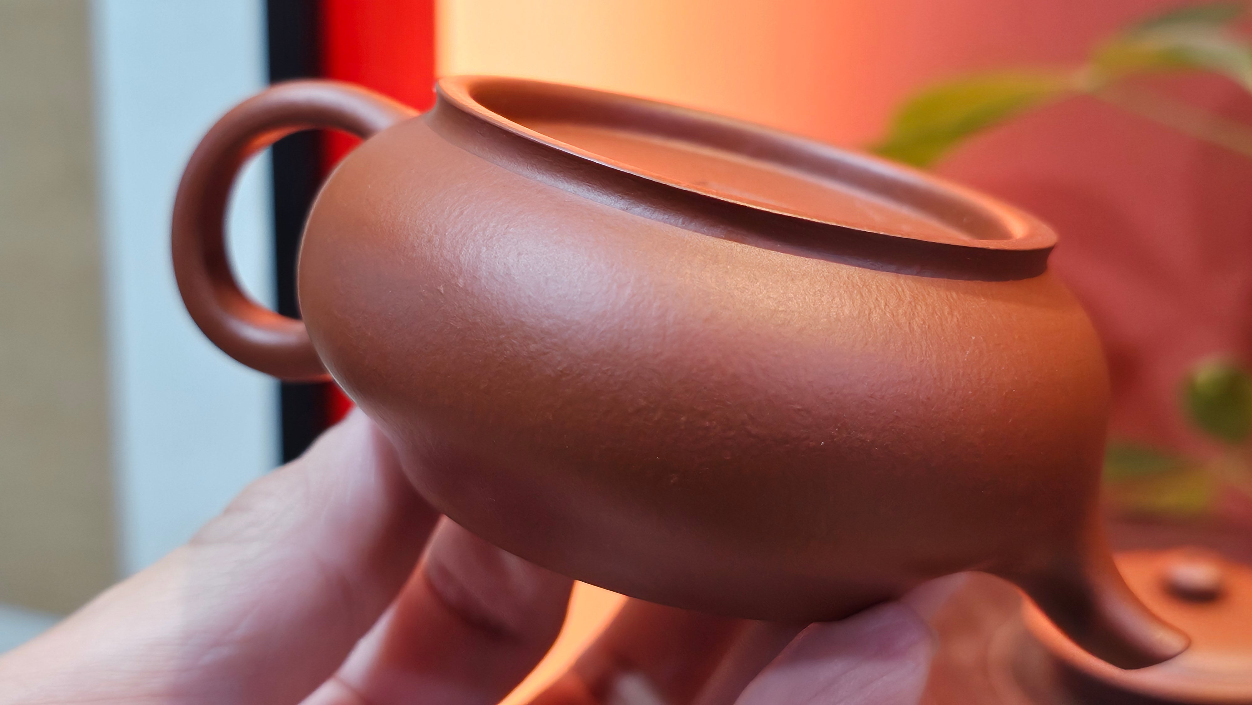 Ming Lu 明炉, 127.5ml, Xiao Mei Yao Zhu Ni 小煤窑朱泥, by our Collaborative Craftsman Wang Xing 王兴 ~!Congratulations to Ms K.L.! 2245hrs 3rd Sept 2025, Cardiff, Wales🇬🇧!