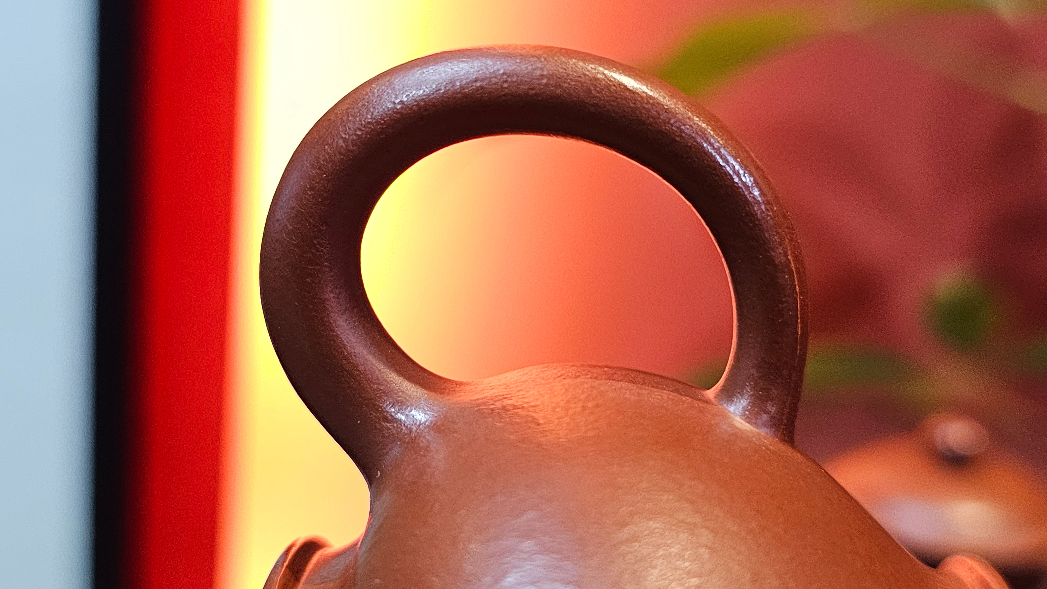 Duo Zhi 掇只, 120.7ml, Xiao Mei Yao Zhu Ni 小煤窑朱泥, by our Collaborative Craftsman Wang Xing 王兴 ~ Congratulations!to Prof Q.H., 0053hrs 19th August 2025, Hanoi! Vietnam🇻🇳.