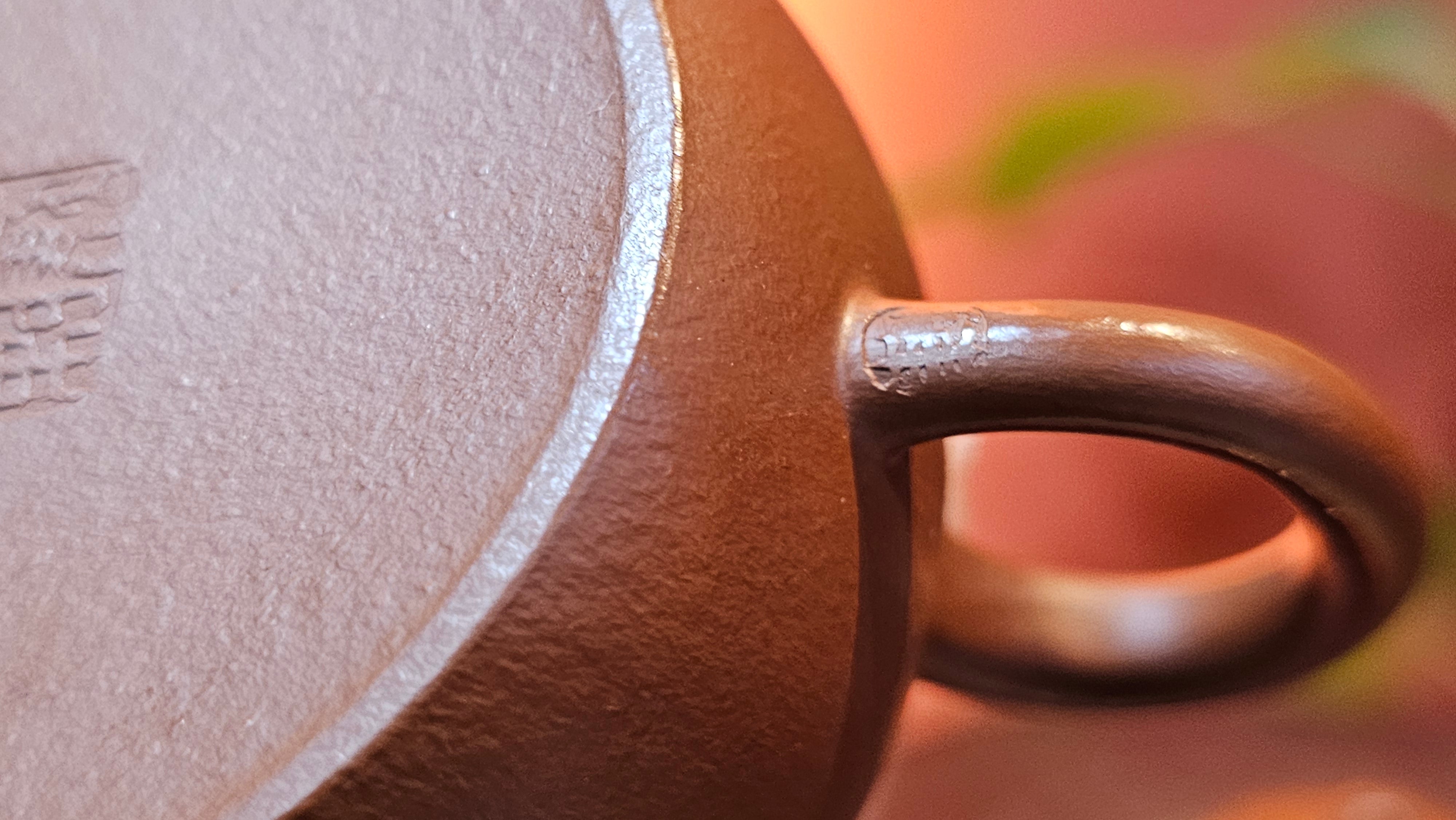 Jun De 君德, 123.4ml, Xiao Mei Yao Zhu Ni 小煤窑朱泥,  by our Collaborative Senior Craftsman Chen Yue Fei 陈跃飞 ~ Congratulations!to Mr E.C.G.! 2023hrs 13th Sept 2025! Singapore🇸🇬!