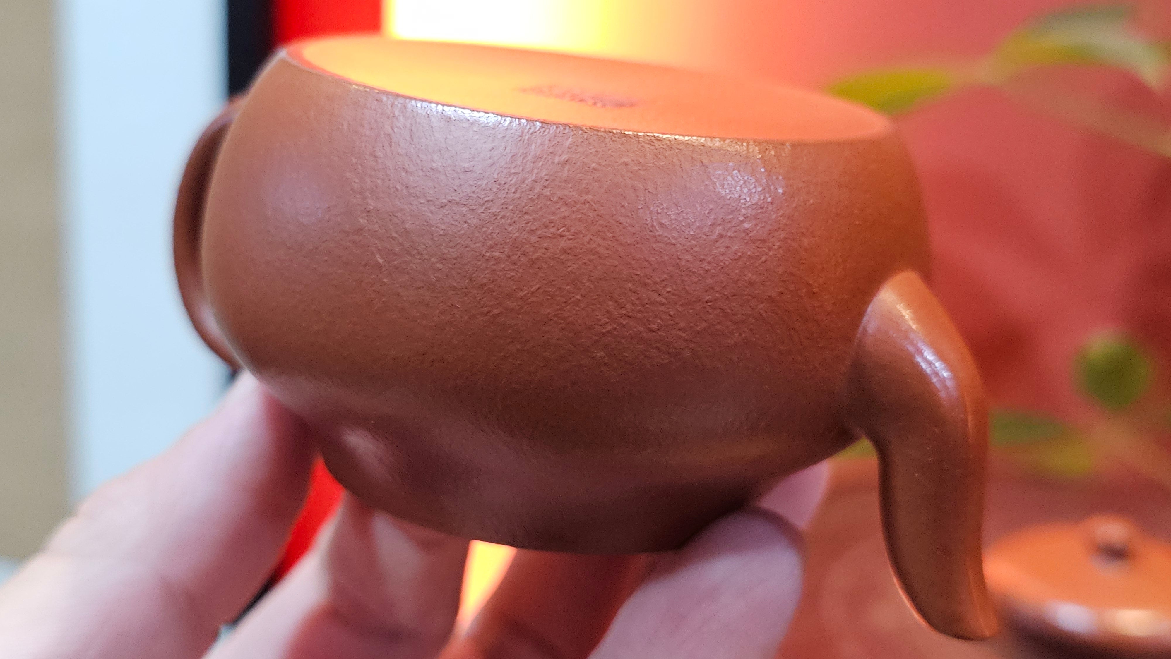 Jun De 君德, 123.4ml, Xiao Mei Yao Zhu Ni 小煤窑朱泥,  by our Collaborative Senior Craftsman Chen Yue Fei 陈跃飞 ~ Congratulations!to Mr E.C.G.! 2023hrs 13th Sept 2025! Singapore🇸🇬!