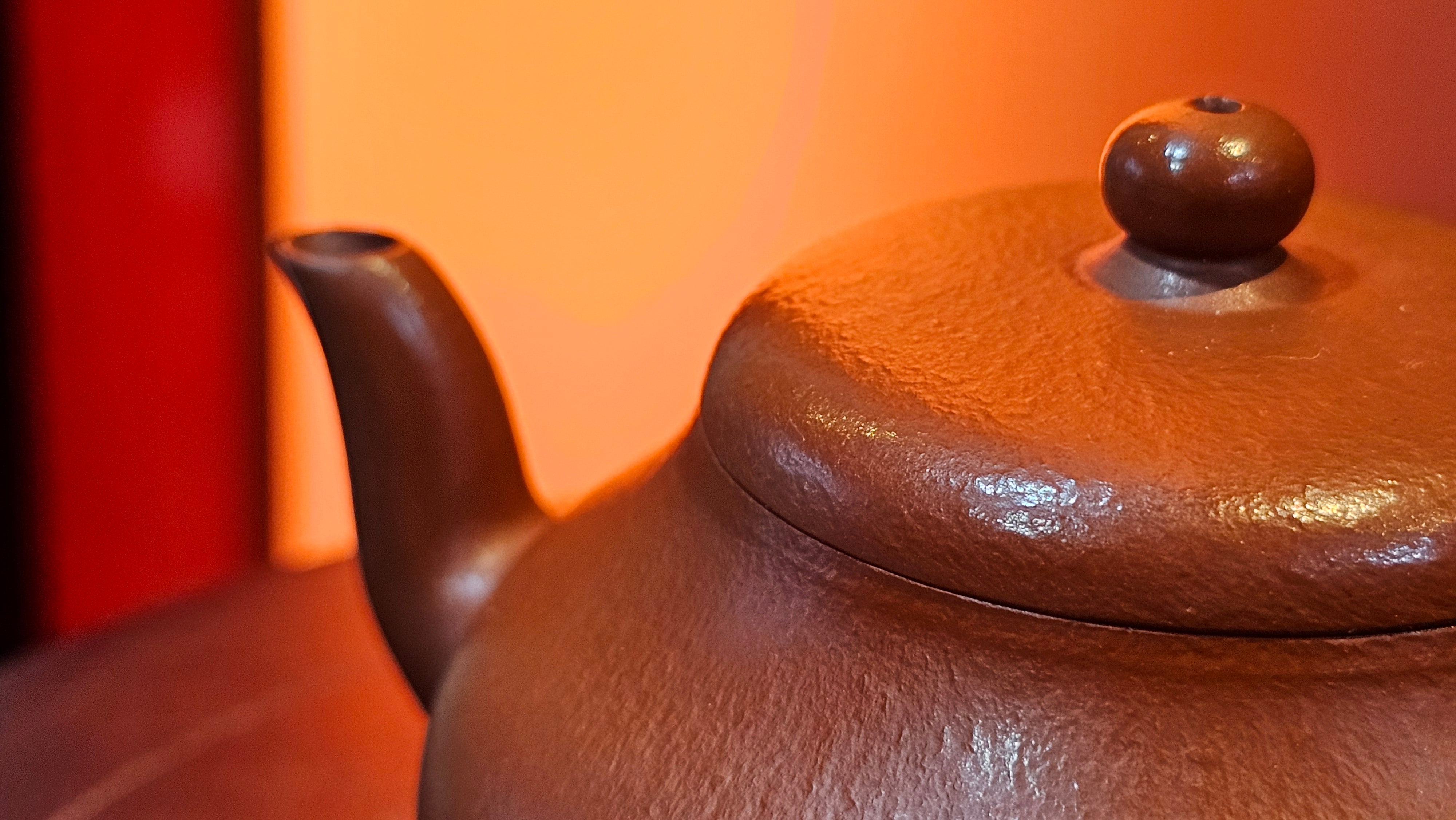 Jun De 君德, 123.4ml, Xiao Mei Yao Zhu Ni 小煤窑朱泥,  by our Collaborative Senior Craftsman Chen Yue Fei 陈跃飞 ~ Congratulations!to Mr E.C.G.! 2023hrs 13th Sept 2025! Singapore🇸🇬!