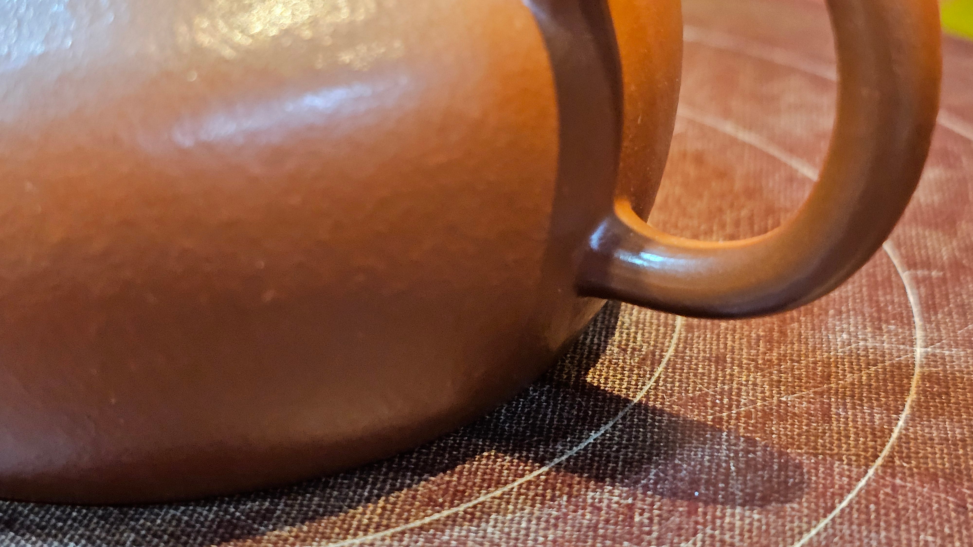 Jun De 君德, 123.4ml, Xiao Mei Yao Zhu Ni 小煤窑朱泥,  by our Collaborative Senior Craftsman Chen Yue Fei 陈跃飞 ~ Congratulations!to Mr E.C.G.! 2023hrs 13th Sept 2025! Singapore🇸🇬!