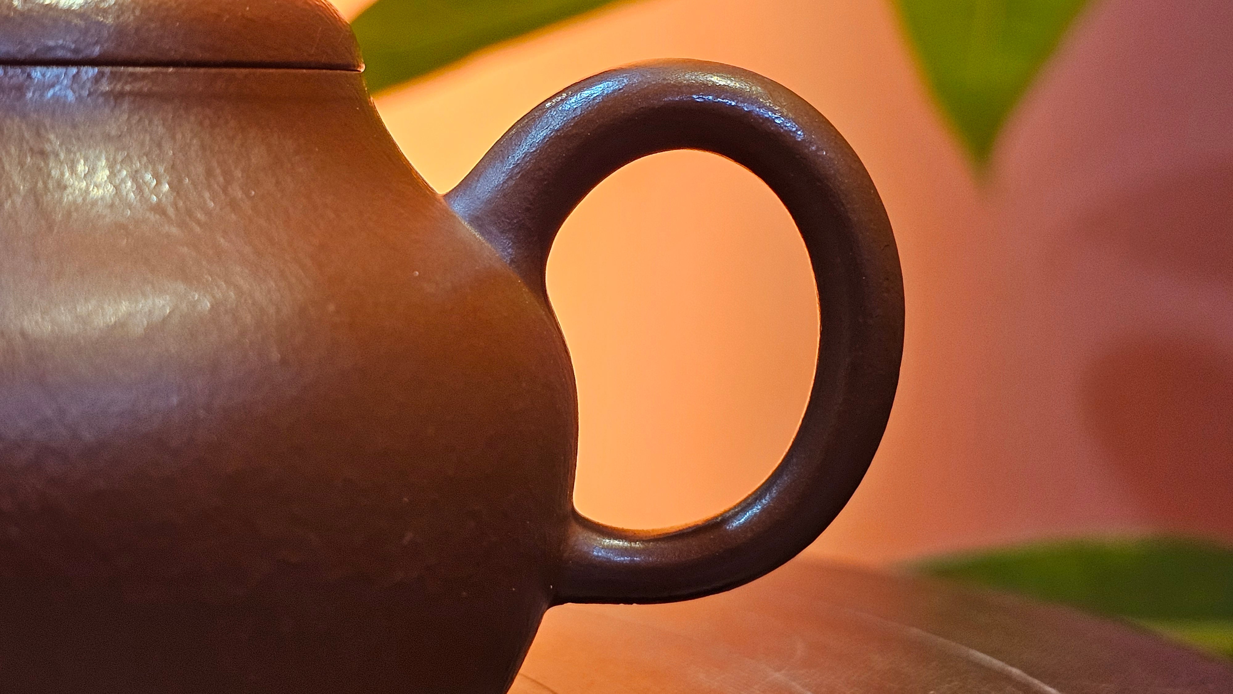 Jun De 君德, 123.4ml, Xiao Mei Yao Zhu Ni 小煤窑朱泥,  by our Collaborative Senior Craftsman Chen Yue Fei 陈跃飞 ~ Congratulations!to Mr E.C.G.! 2023hrs 13th Sept 2025! Singapore🇸🇬!