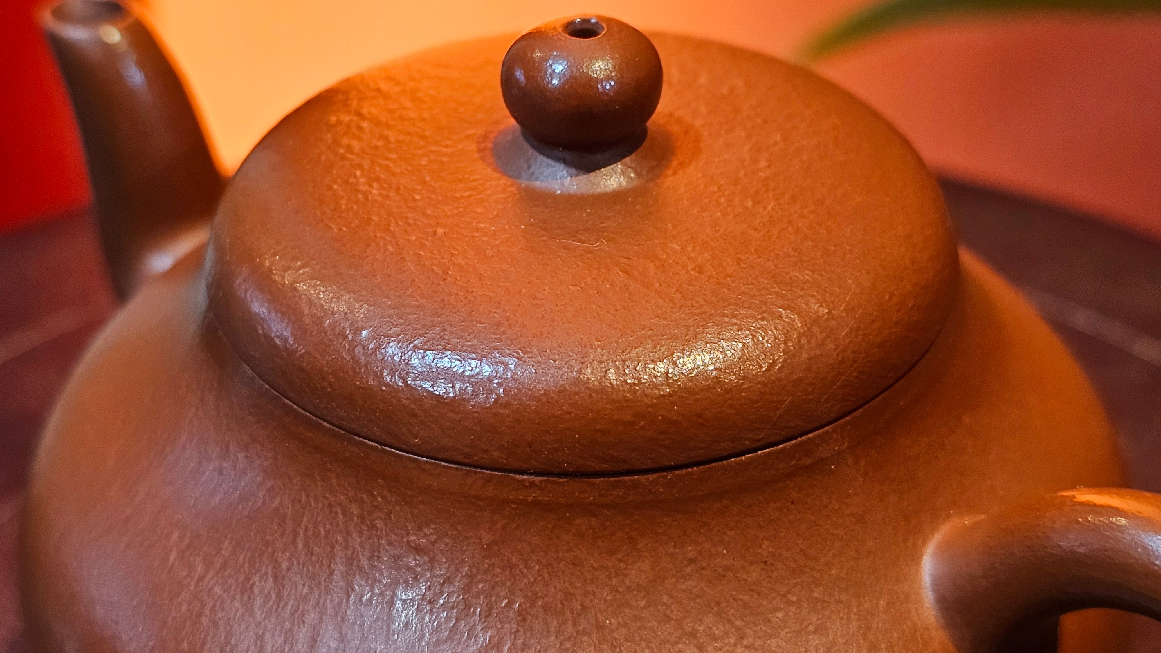 Jun De 君德, 123.4ml, Xiao Mei Yao Zhu Ni 小煤窑朱泥,  by our Collaborative Senior Craftsman Chen Yue Fei 陈跃飞 ~ Congratulations!to Mr E.C.G.! 2023hrs 13th Sept 2025! Singapore🇸🇬!