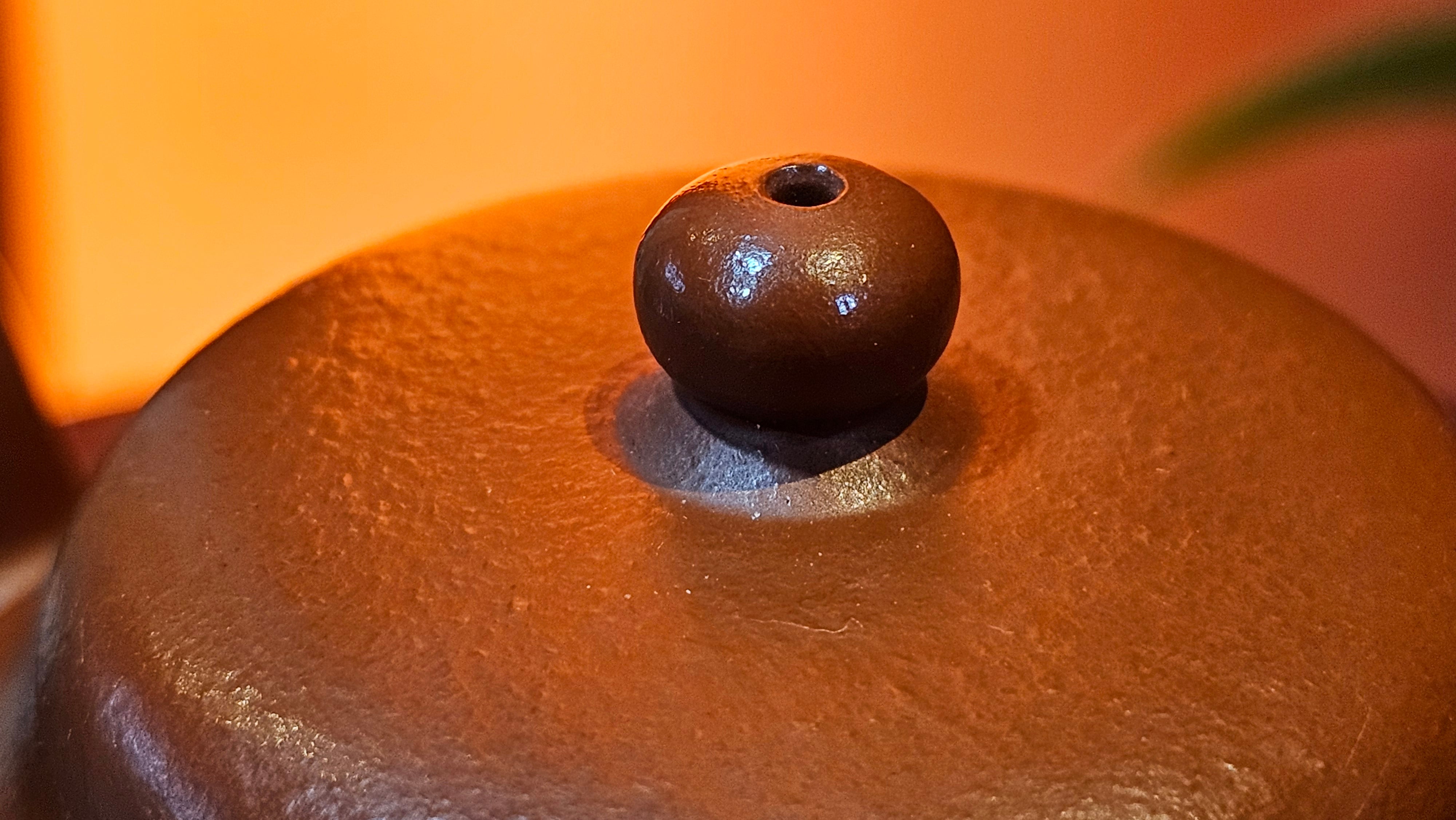 Jun De 君德, 123.4ml, Xiao Mei Yao Zhu Ni 小煤窑朱泥,  by our Collaborative Senior Craftsman Chen Yue Fei 陈跃飞 ~ Congratulations!to Mr E.C.G.! 2023hrs 13th Sept 2025! Singapore🇸🇬!