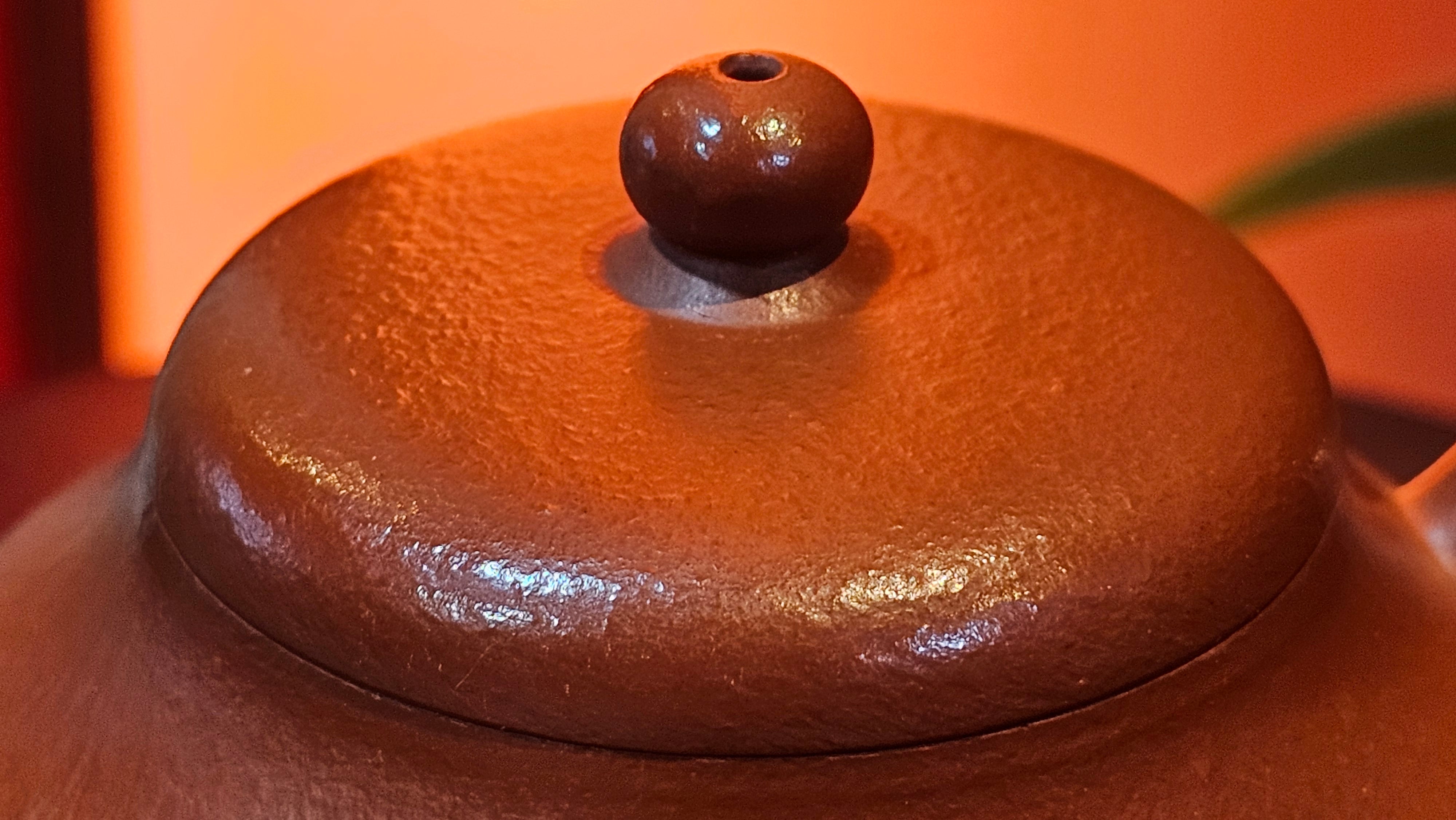 Jun De 君德, 123.4ml, Xiao Mei Yao Zhu Ni 小煤窑朱泥,  by our Collaborative Senior Craftsman Chen Yue Fei 陈跃飞 ~ Congratulations!to Mr E.C.G.! 2023hrs 13th Sept 2025! Singapore🇸🇬!