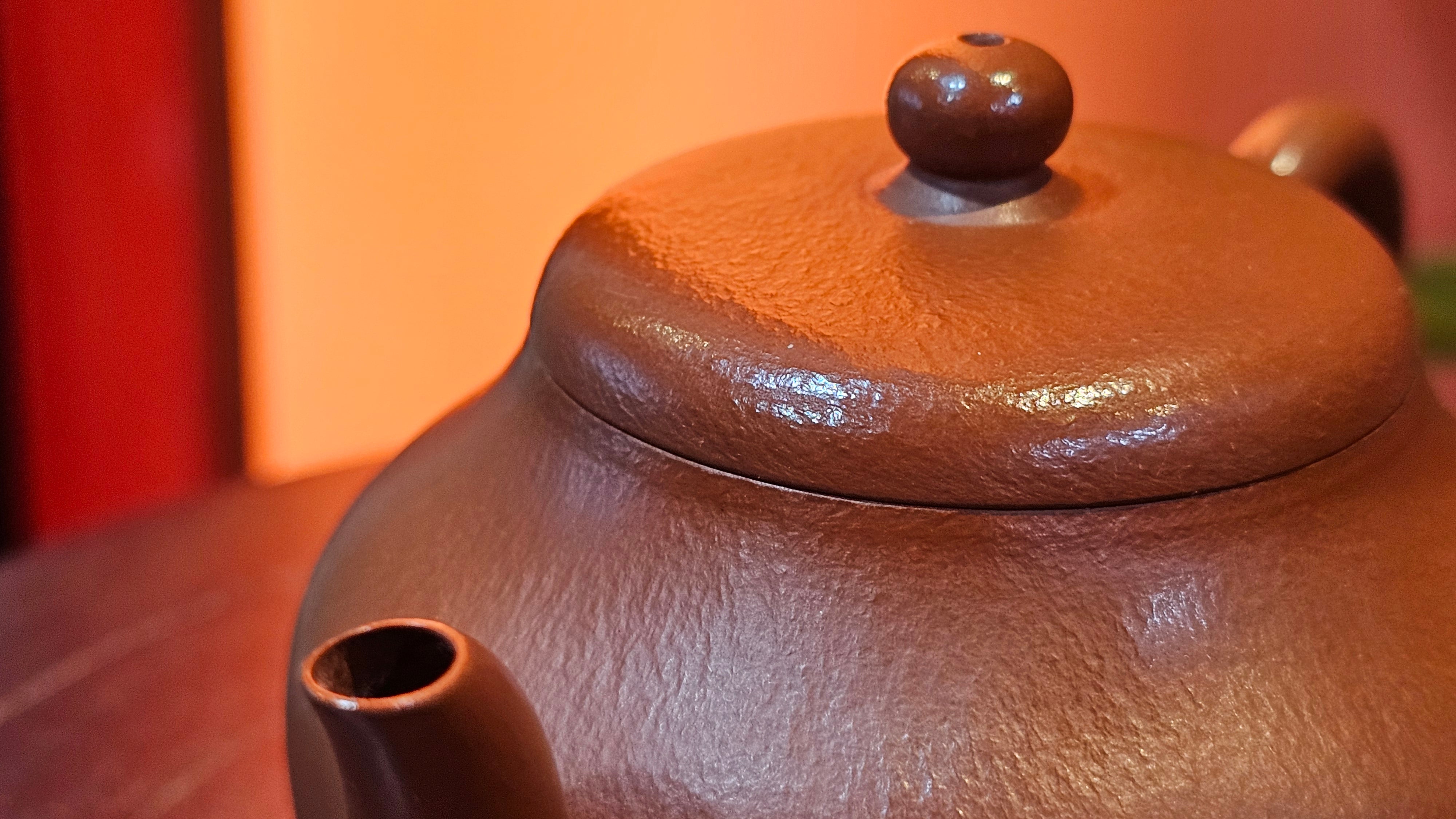 Jun De 君德, 123.4ml, Xiao Mei Yao Zhu Ni 小煤窑朱泥,  by our Collaborative Senior Craftsman Chen Yue Fei 陈跃飞 ~ Congratulations!to Mr E.C.G.! 2023hrs 13th Sept 2025! Singapore🇸🇬!