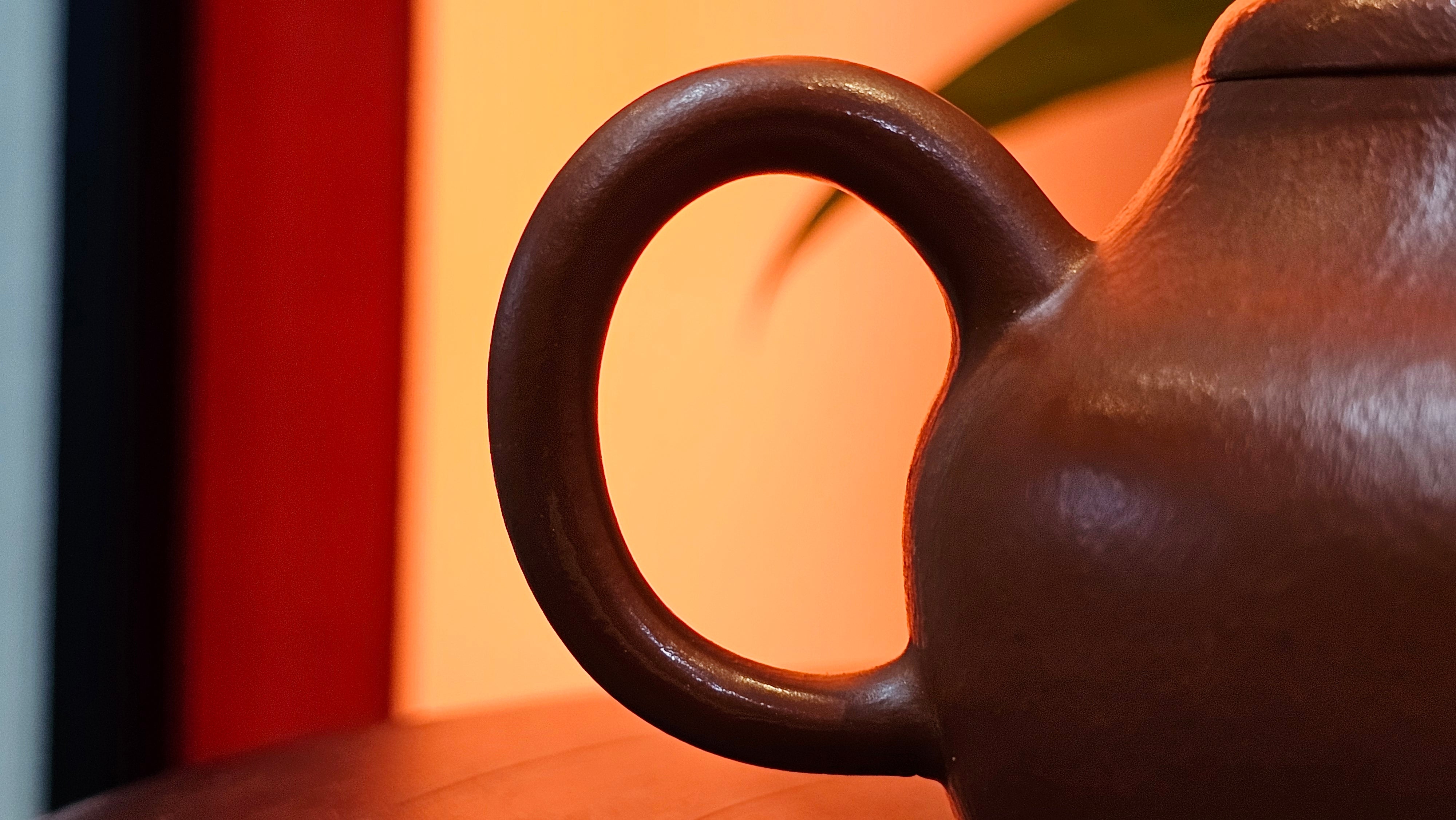 Jun De 君德, 123.4ml, Xiao Mei Yao Zhu Ni 小煤窑朱泥,  by our Collaborative Senior Craftsman Chen Yue Fei 陈跃飞 ~ Congratulations!to Mr E.C.G.! 2023hrs 13th Sept 2025! Singapore🇸🇬!