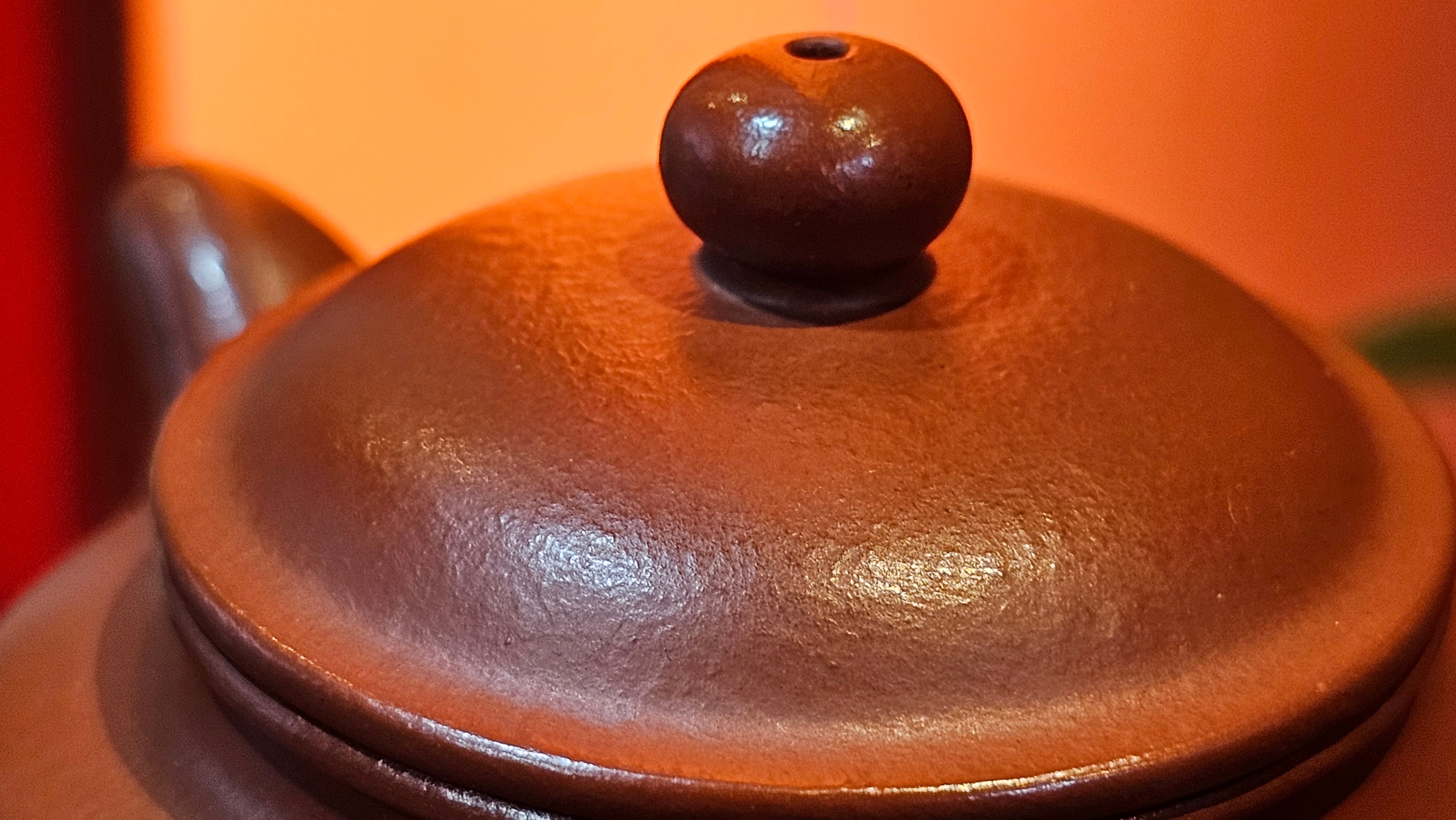 Duo Zhi 掇只, 120.7ml, Xiao Mei Yao Zhu Ni 小煤窑朱泥, by our Collaborative Craftsman Wang Xing 王兴 ~ Congratulations!to Prof Q.H., 0053hrs 19th August 2025, Hanoi! Vietnam🇻🇳.