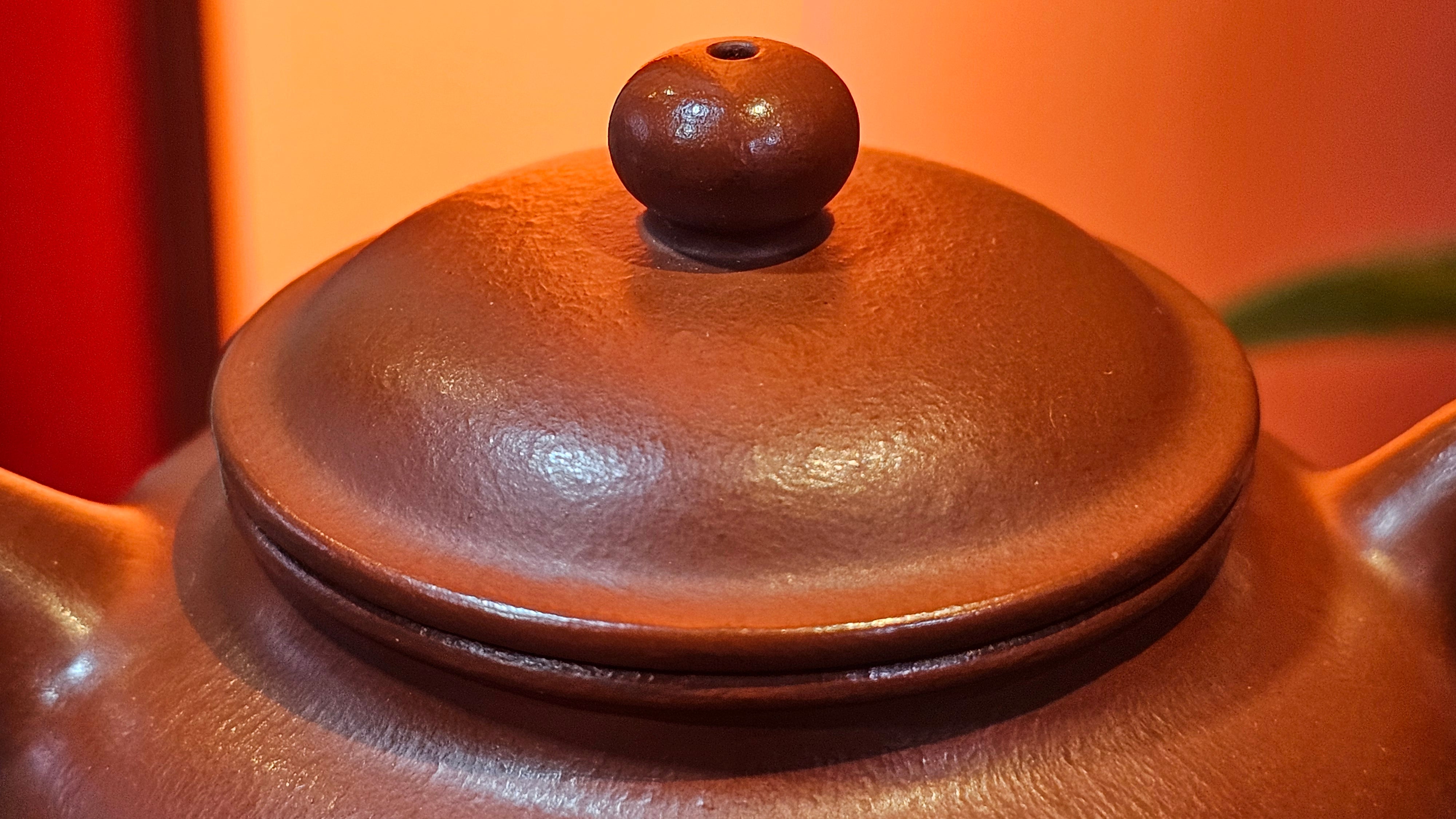 Duo Zhi 掇只, 120.7ml, Xiao Mei Yao Zhu Ni 小煤窑朱泥, by our Collaborative Craftsman Wang Xing 王兴 ~ Congratulations!to Prof Q.H., 0053hrs 19th August 2025, Hanoi! Vietnam🇻🇳.