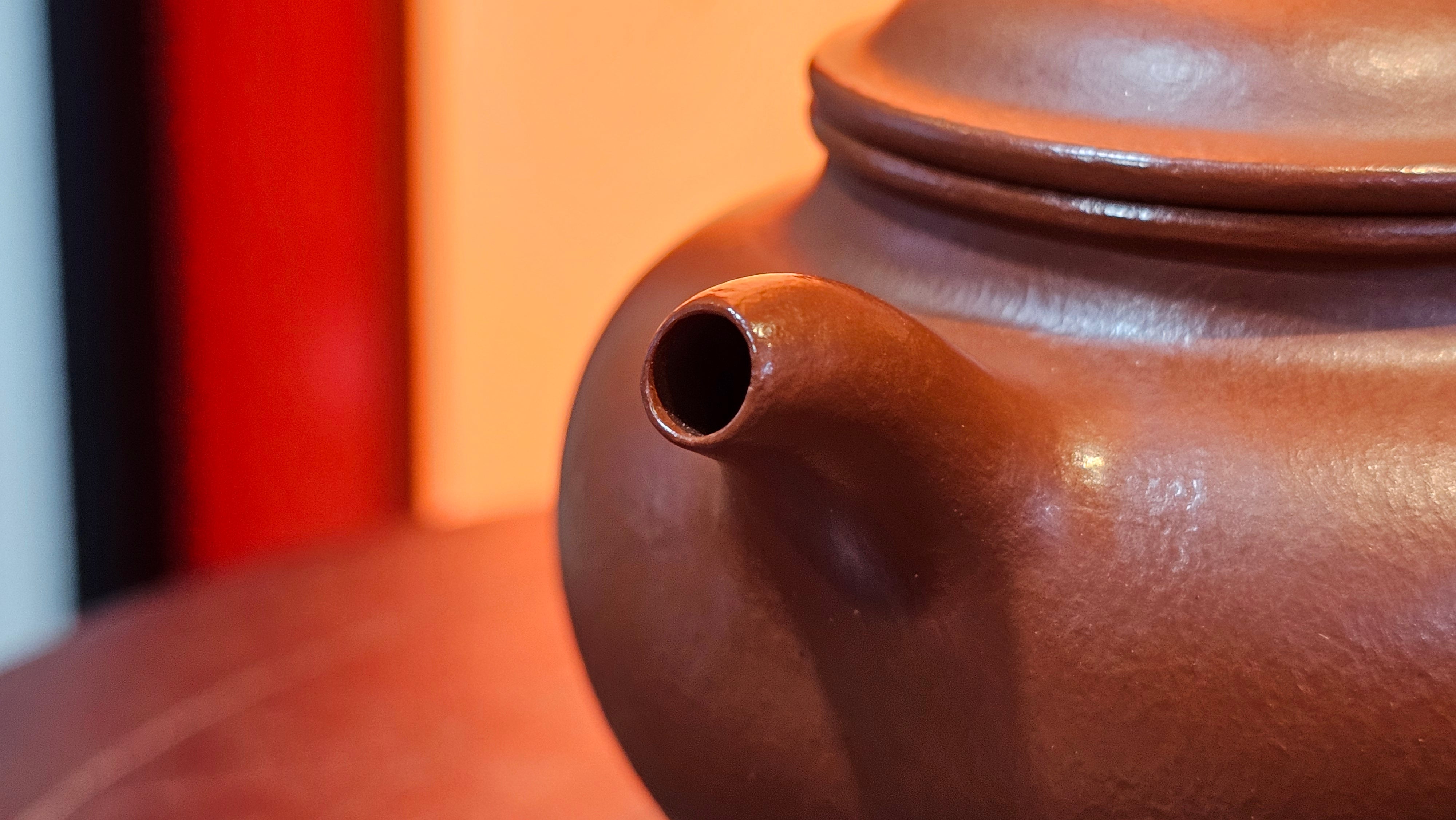 Duo Zhi 掇只, 120.7ml, Xiao Mei Yao Zhu Ni 小煤窑朱泥, by our Collaborative Craftsman Wang Xing 王兴 ~ Congratulations!to Prof Q.H., 0053hrs 19th August 2025, Hanoi! Vietnam🇻🇳.