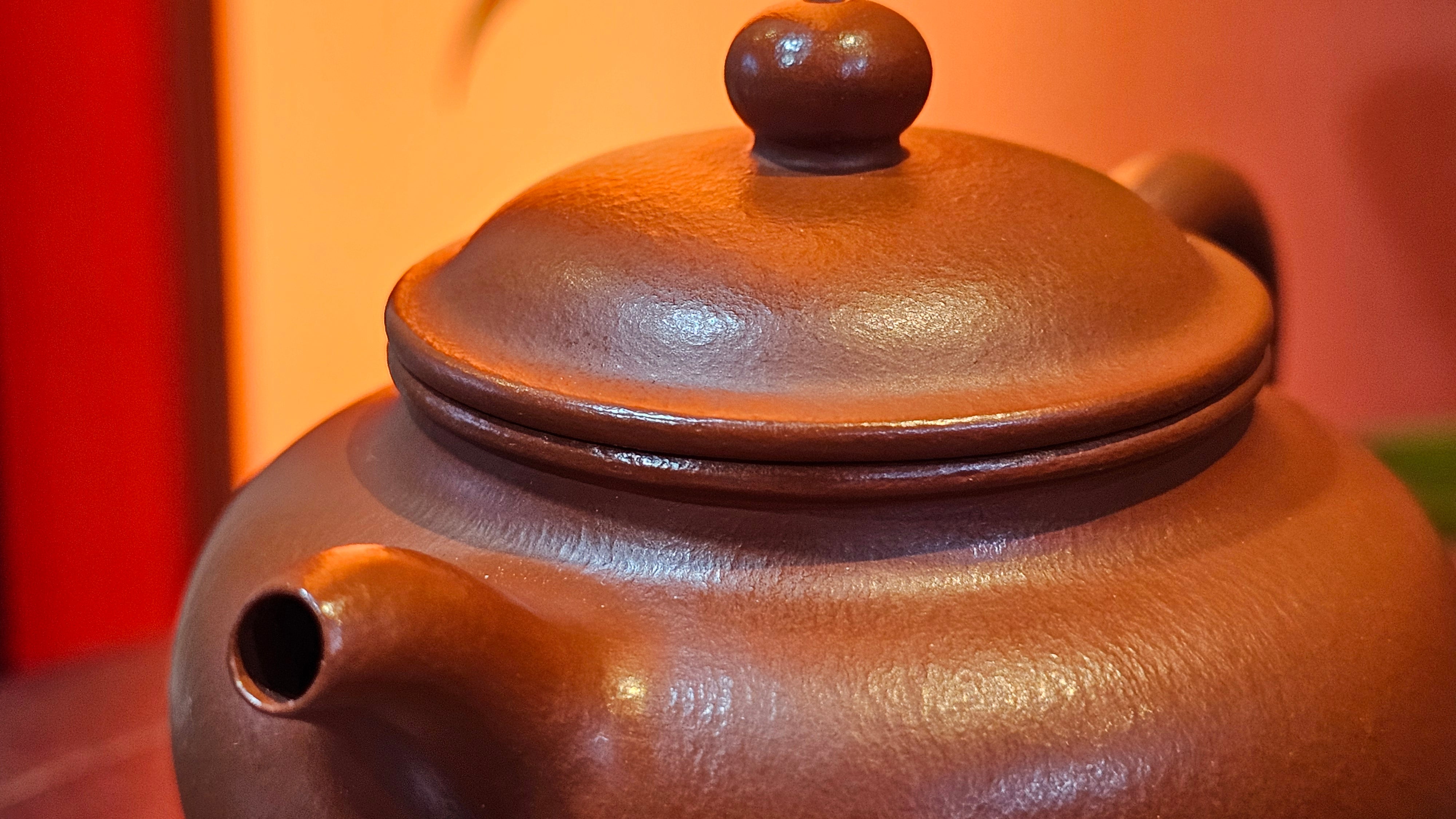 Duo Zhi 掇只, 120.7ml, Xiao Mei Yao Zhu Ni 小煤窑朱泥, by our Collaborative Craftsman Wang Xing 王兴 ~ Congratulations!to Prof Q.H., 0053hrs 19th August 2025, Hanoi! Vietnam🇻🇳.