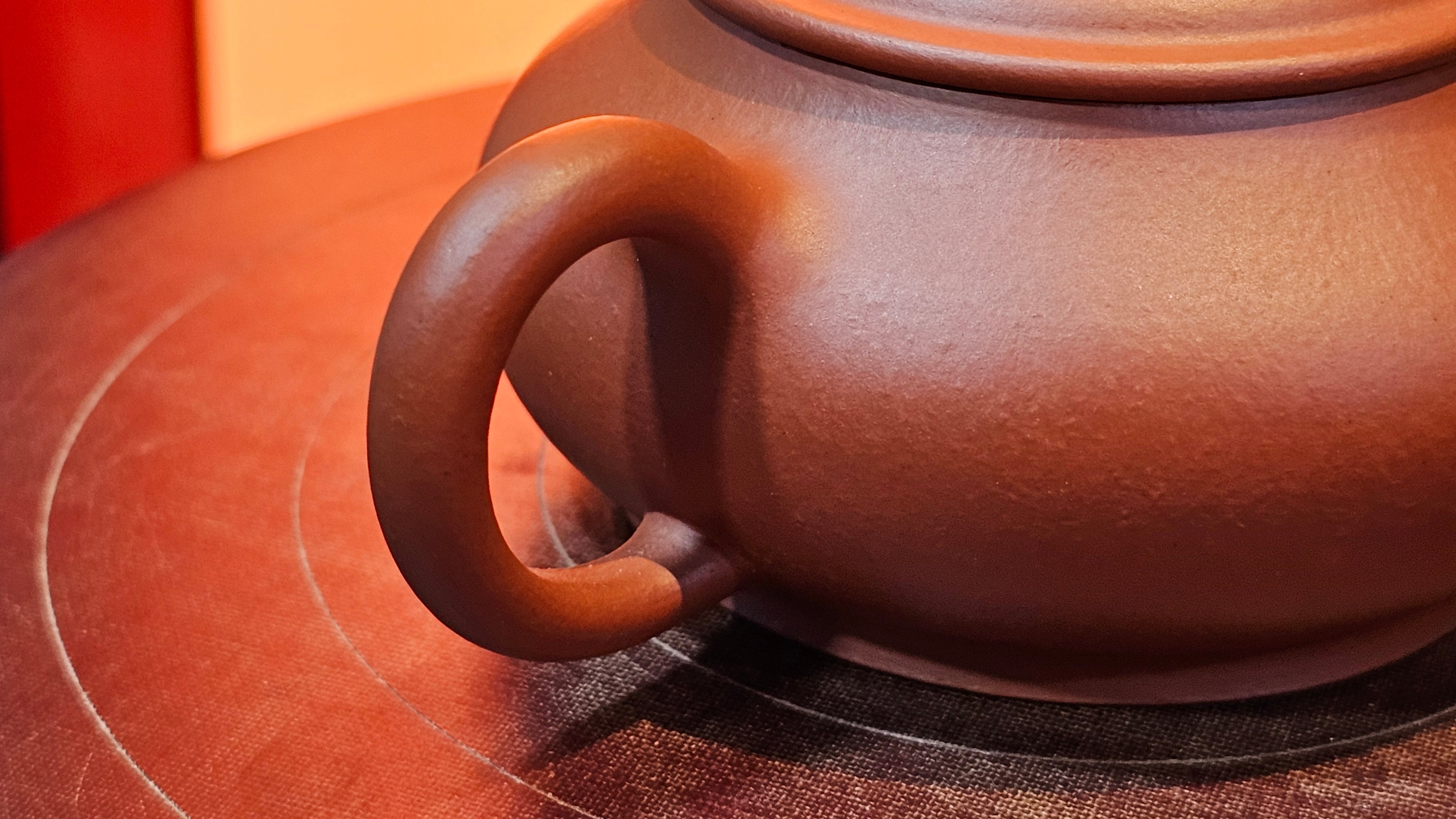 Ming Lu 明炉, 127.5ml, Xiao Mei Yao Zhu Ni 小煤窑朱泥, by our Collaborative Craftsman Wang Xing 王兴 ~!Congratulations to Ms K.L.! 2245hrs 3rd Sept 2025, Cardiff, Wales🇬🇧!