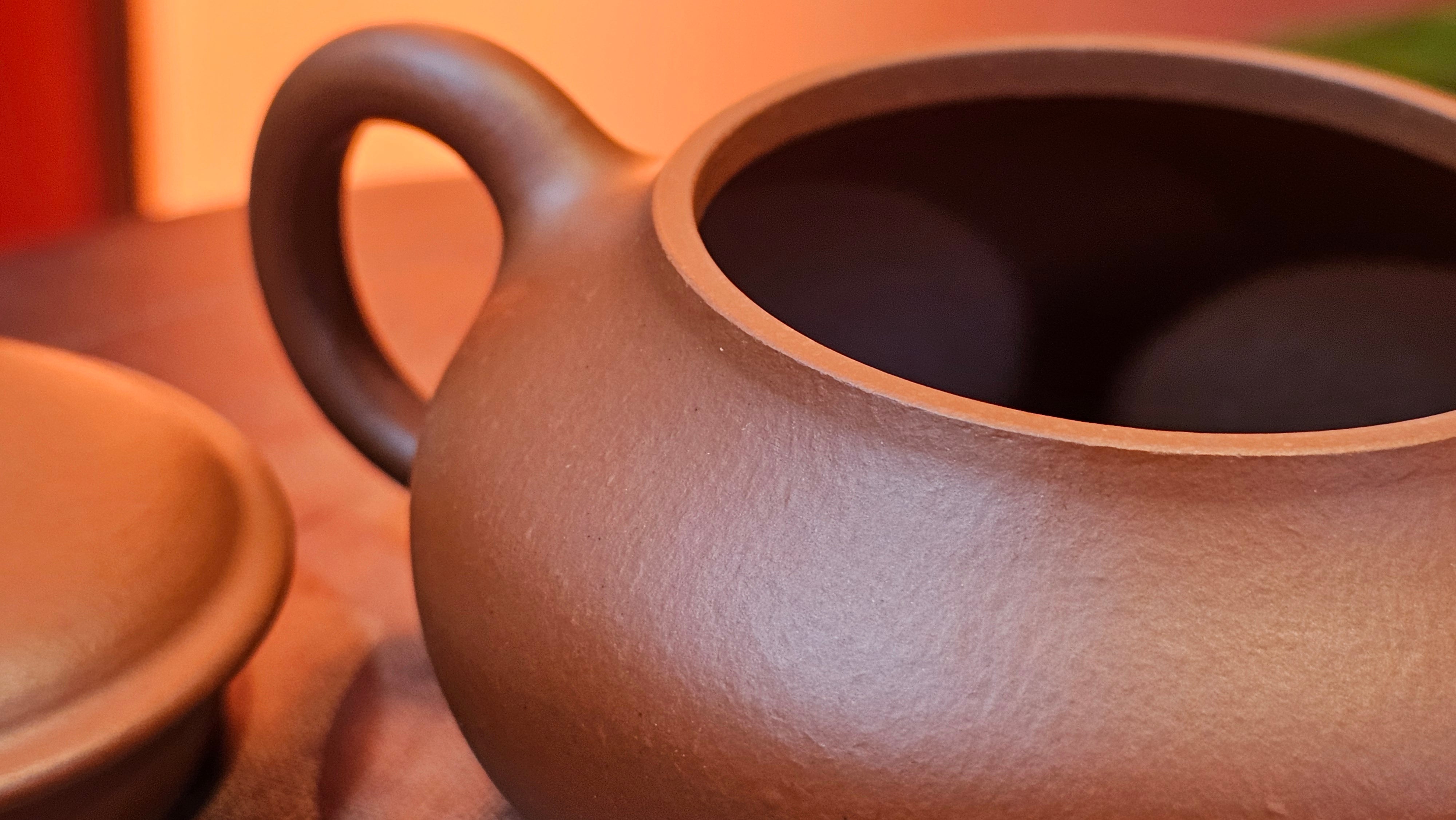 Ming Lu 明炉, 127.5ml, Xiao Mei Yao Zhu Ni 小煤窑朱泥, by our Collaborative Craftsman Wang Xing 王兴 ~!Congratulations to Ms K.L.! 2245hrs 3rd Sept 2025, Cardiff, Wales🇬🇧!