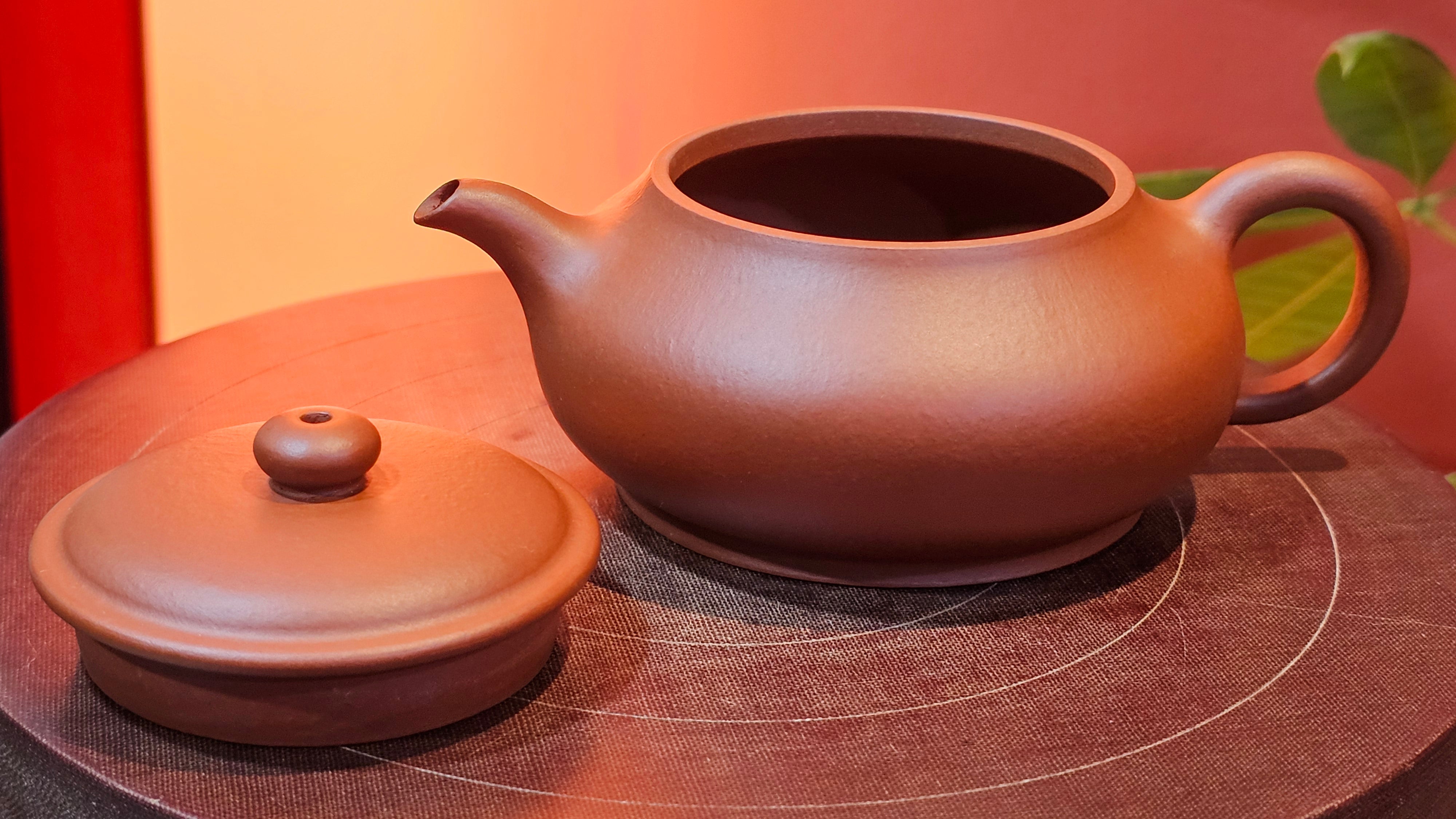 Ming Lu 明炉, 127.5ml, Xiao Mei Yao Zhu Ni 小煤窑朱泥, by our Collaborative Craftsman Wang Xing 王兴 ~!Congratulations to Ms K.L.! 2245hrs 3rd Sept 2025, Cardiff, Wales🇬🇧!