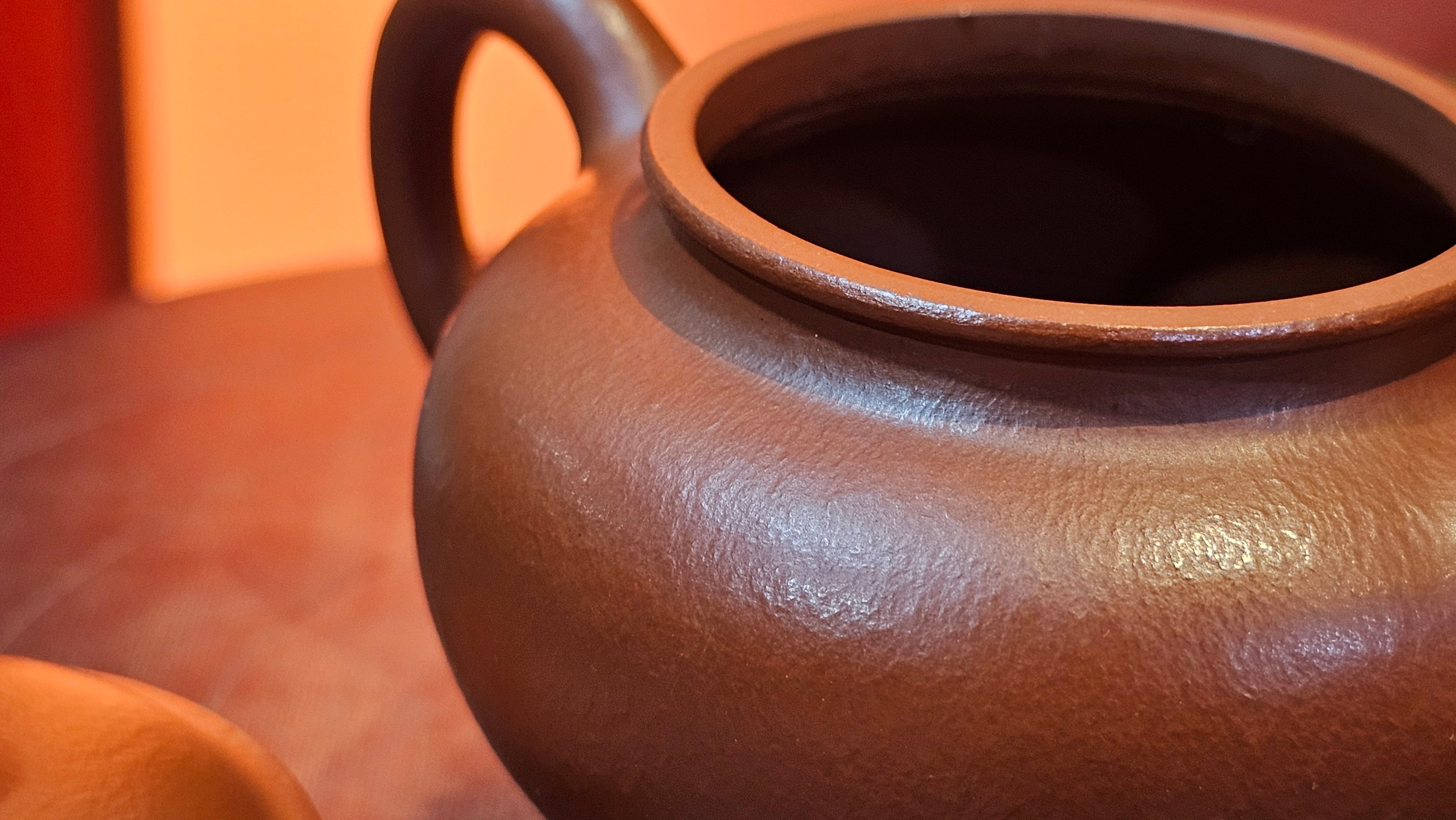 Duo Zhi 掇只, 120.7ml, Xiao Mei Yao Zhu Ni 小煤窑朱泥, by our Collaborative Craftsman Wang Xing 王兴 ~ Congratulations!to Prof Q.H., 0053hrs 19th August 2025, Hanoi! Vietnam🇻🇳.