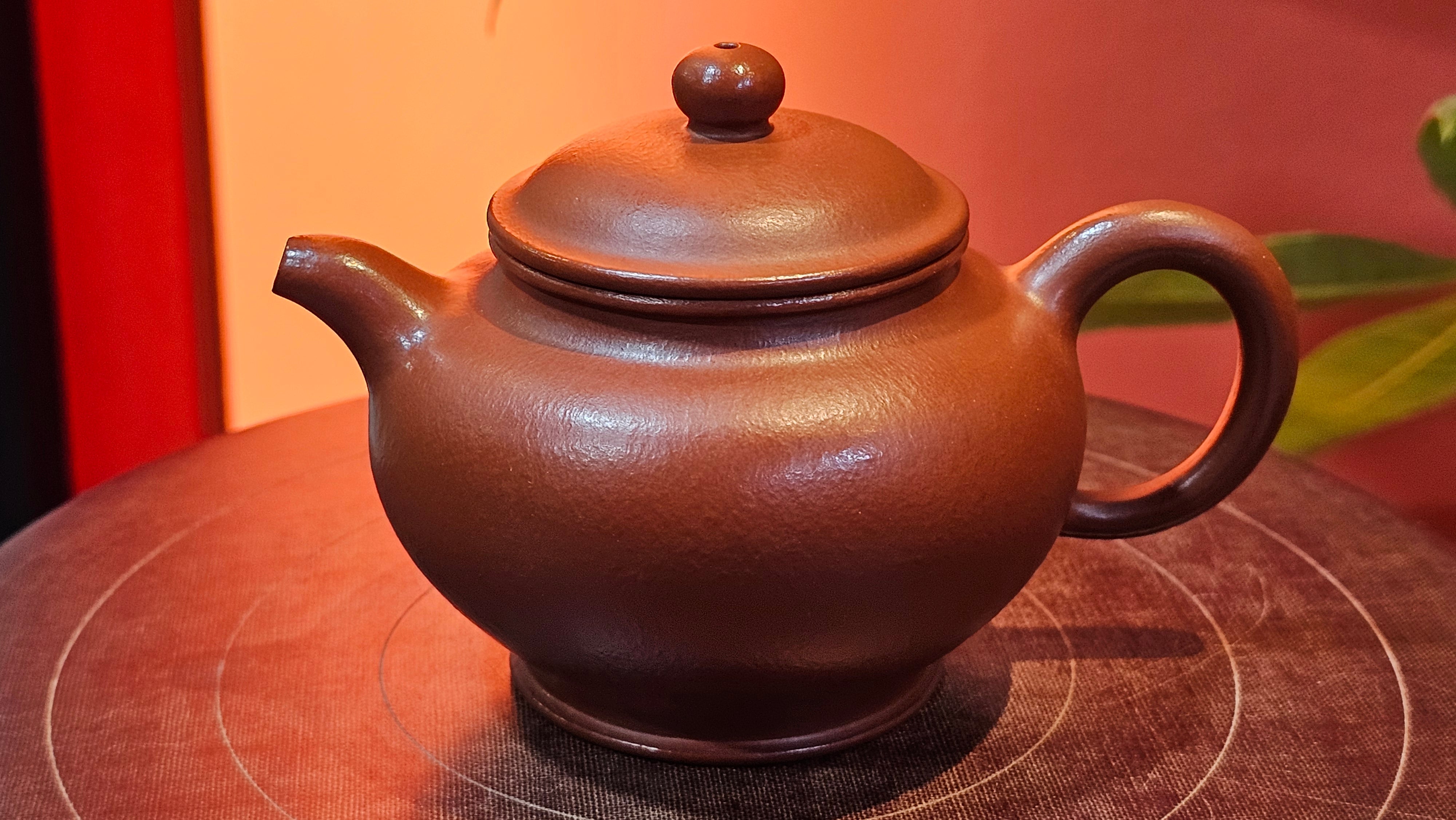 Duo Zhi 掇只, 120.7ml, Xiao Mei Yao Zhu Ni 小煤窑朱泥, by our Collaborative Craftsman Wang Xing 王兴 ~ Congratulations!to Prof Q.H., 0053hrs 19th August 2025, Hanoi! Vietnam🇻🇳.