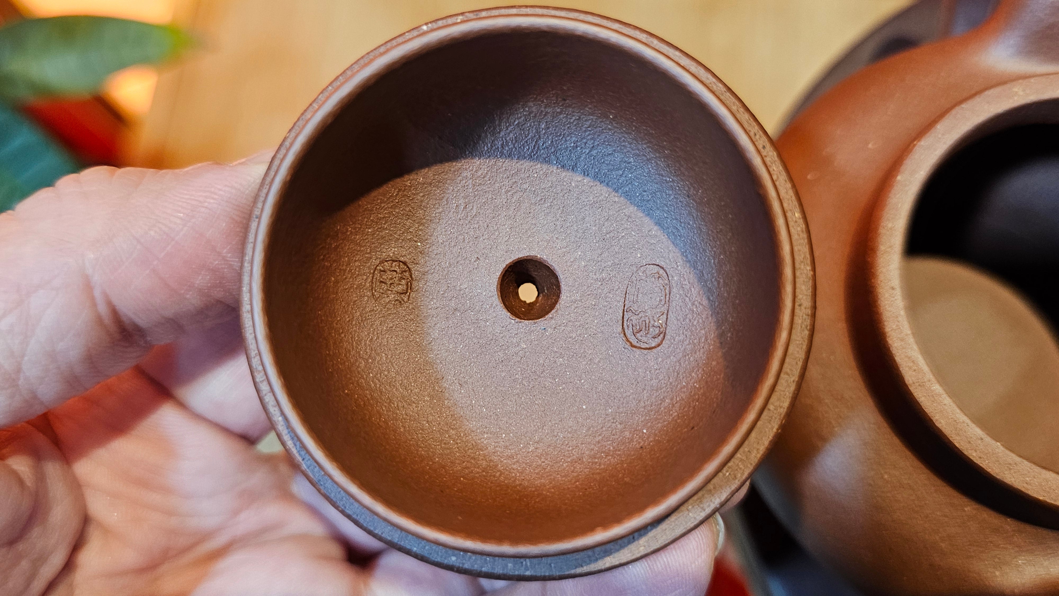 Duo Zhi 掇只, 208.2ml, Di Cao Qing Zi Ni 底槽青紫泥, by our Collaborative Craftsman Chen Fa Chu 陈法初 ~ Congratulations to Mr B.! 1104hrs 7th Sept 2025! New Brunswick, Canada🇨🇦.