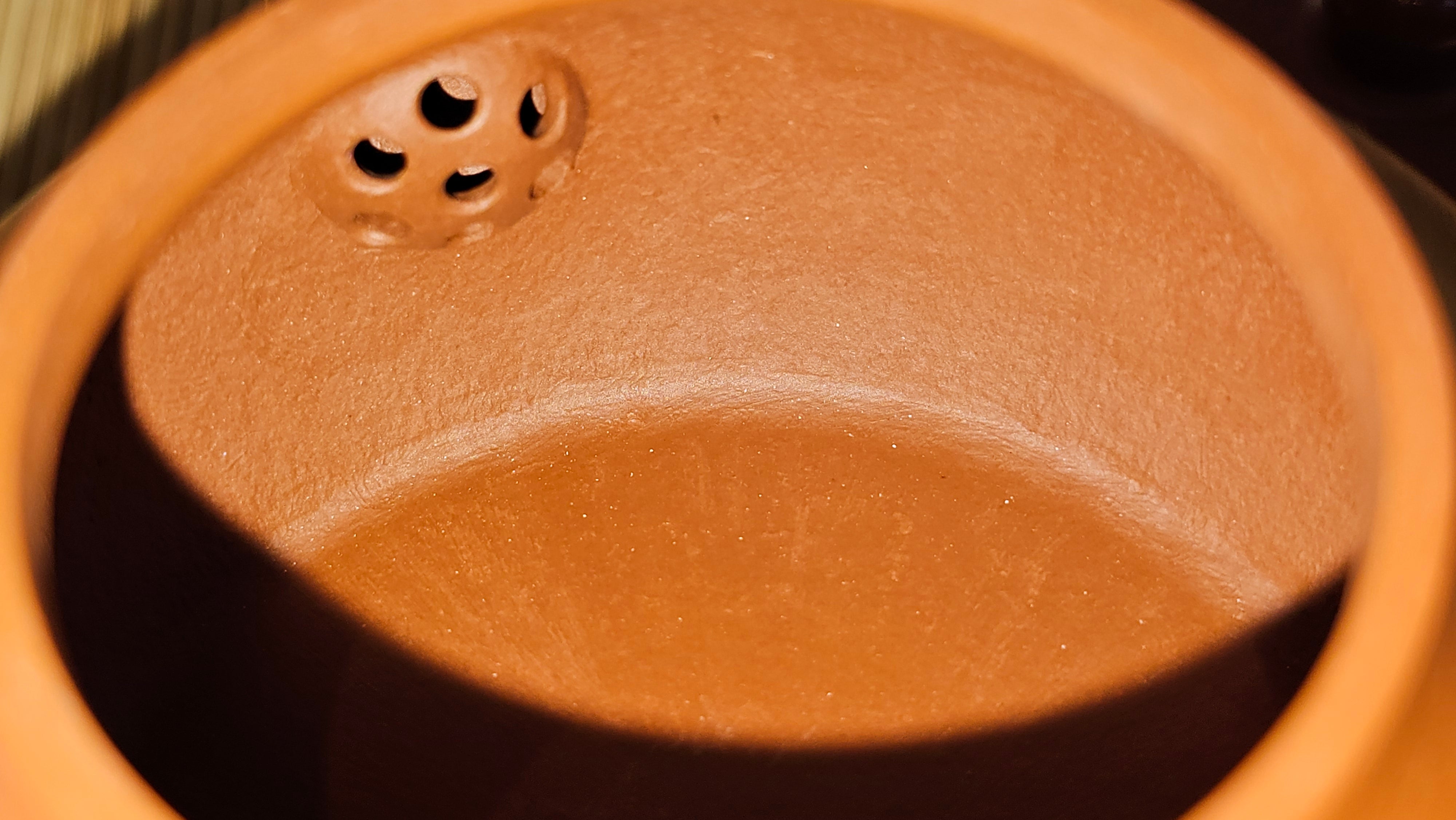 Jun De 君德, 123.4ml, Xiao Mei Yao Zhu Ni 小煤窑朱泥,  by our Collaborative Senior Craftsman Chen Yue Fei 陈跃飞 ~ Congratulations!to Mr E.C.G.! 2023hrs 13th Sept 2025! Singapore🇸🇬!