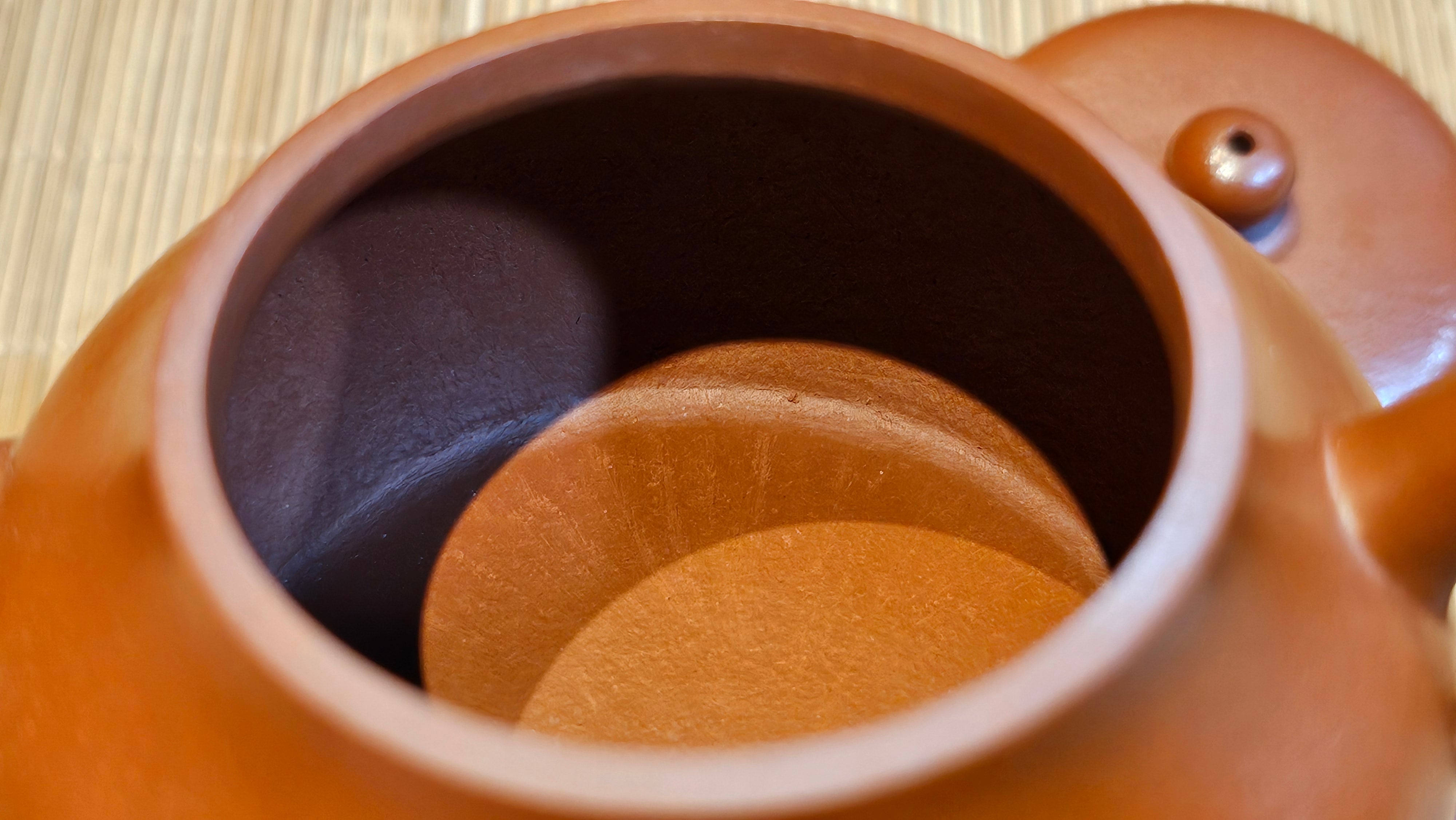 Jun De 君德, 123.4ml, Xiao Mei Yao Zhu Ni 小煤窑朱泥,  by our Collaborative Senior Craftsman Chen Yue Fei 陈跃飞 ~ Congratulations!to Mr E.C.G.! 2023hrs 13th Sept 2025! Singapore🇸🇬!