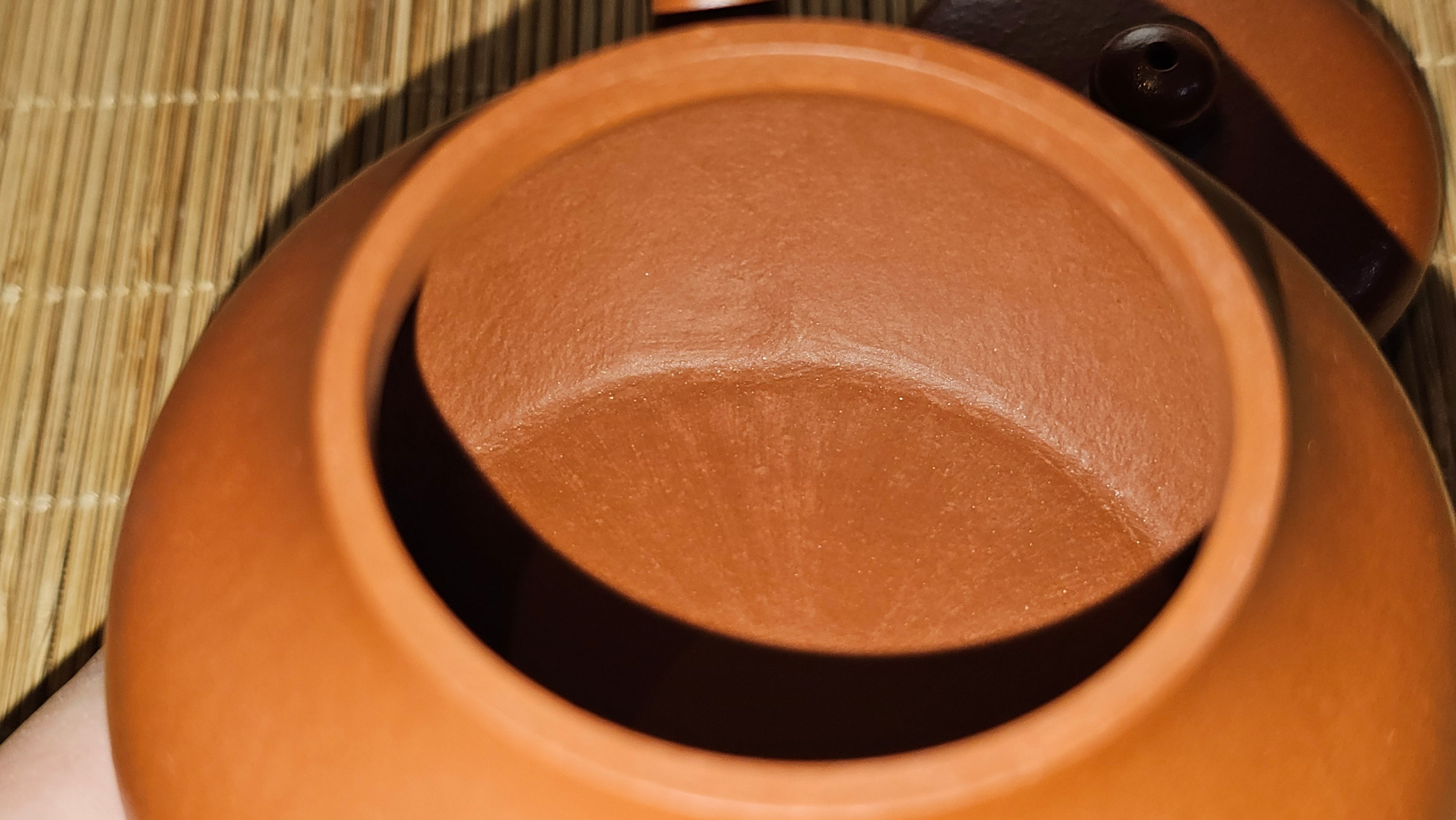 Jun De 君德, 123.4ml, Xiao Mei Yao Zhu Ni 小煤窑朱泥,  by our Collaborative Senior Craftsman Chen Yue Fei 陈跃飞 ~ Congratulations!to Mr E.C.G.! 2023hrs 13th Sept 2025! Singapore🇸🇬!