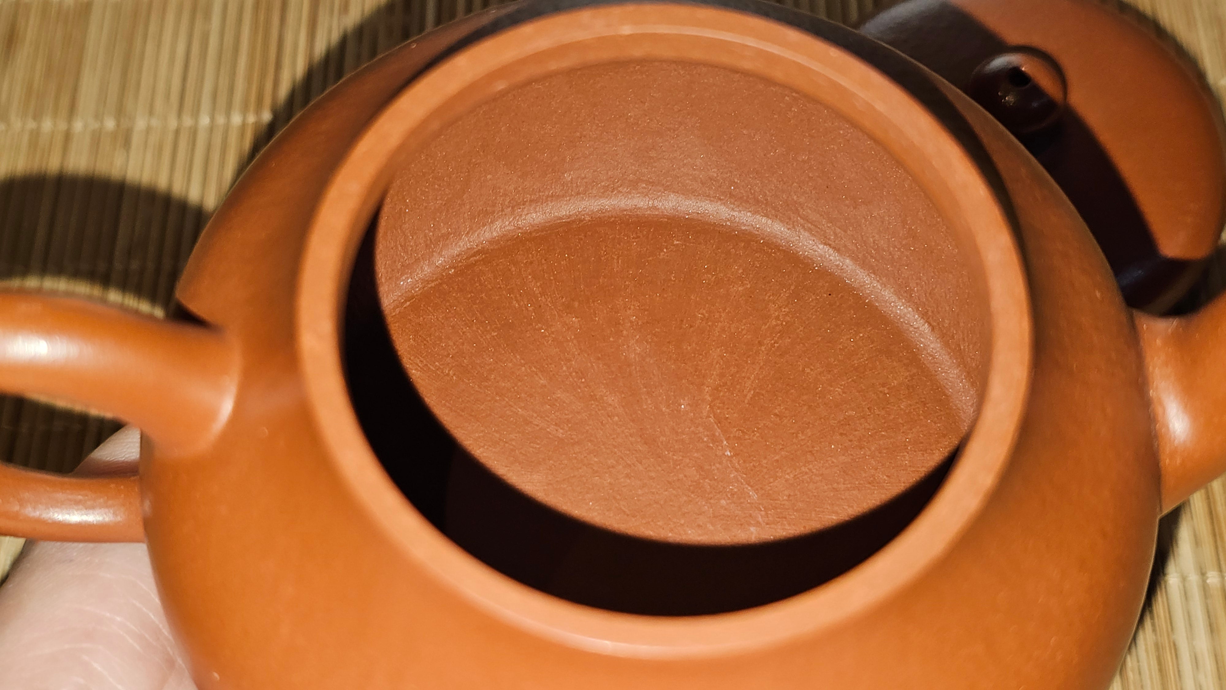 Jun De 君德, 123.4ml, Xiao Mei Yao Zhu Ni 小煤窑朱泥,  by our Collaborative Senior Craftsman Chen Yue Fei 陈跃飞 ~ Congratulations!to Mr E.C.G.! 2023hrs 13th Sept 2025! Singapore🇸🇬!