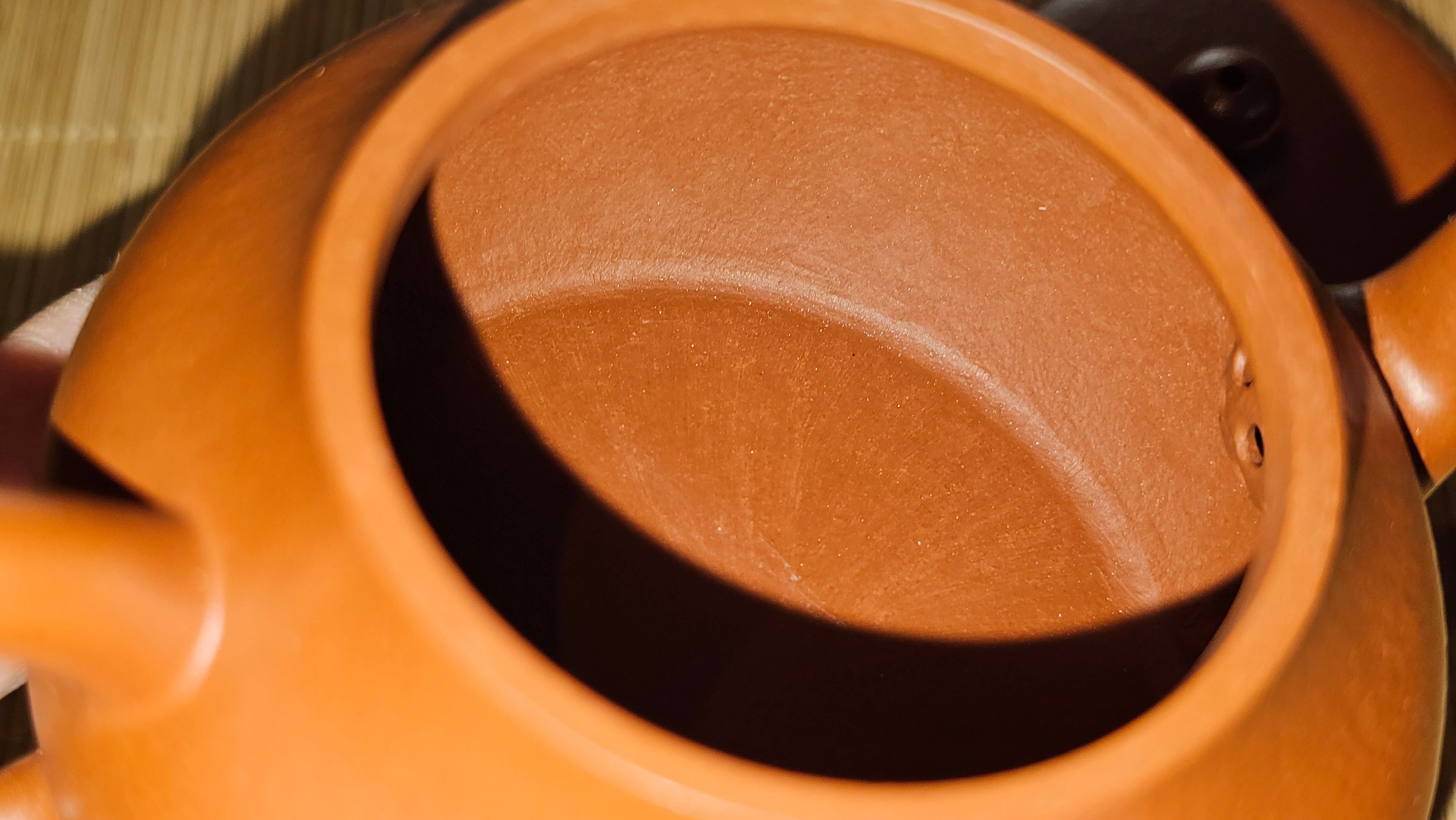 Jun De 君德, 123.4ml, Xiao Mei Yao Zhu Ni 小煤窑朱泥,  by our Collaborative Senior Craftsman Chen Yue Fei 陈跃飞 ~ Congratulations!to Mr E.C.G.! 2023hrs 13th Sept 2025! Singapore🇸🇬!