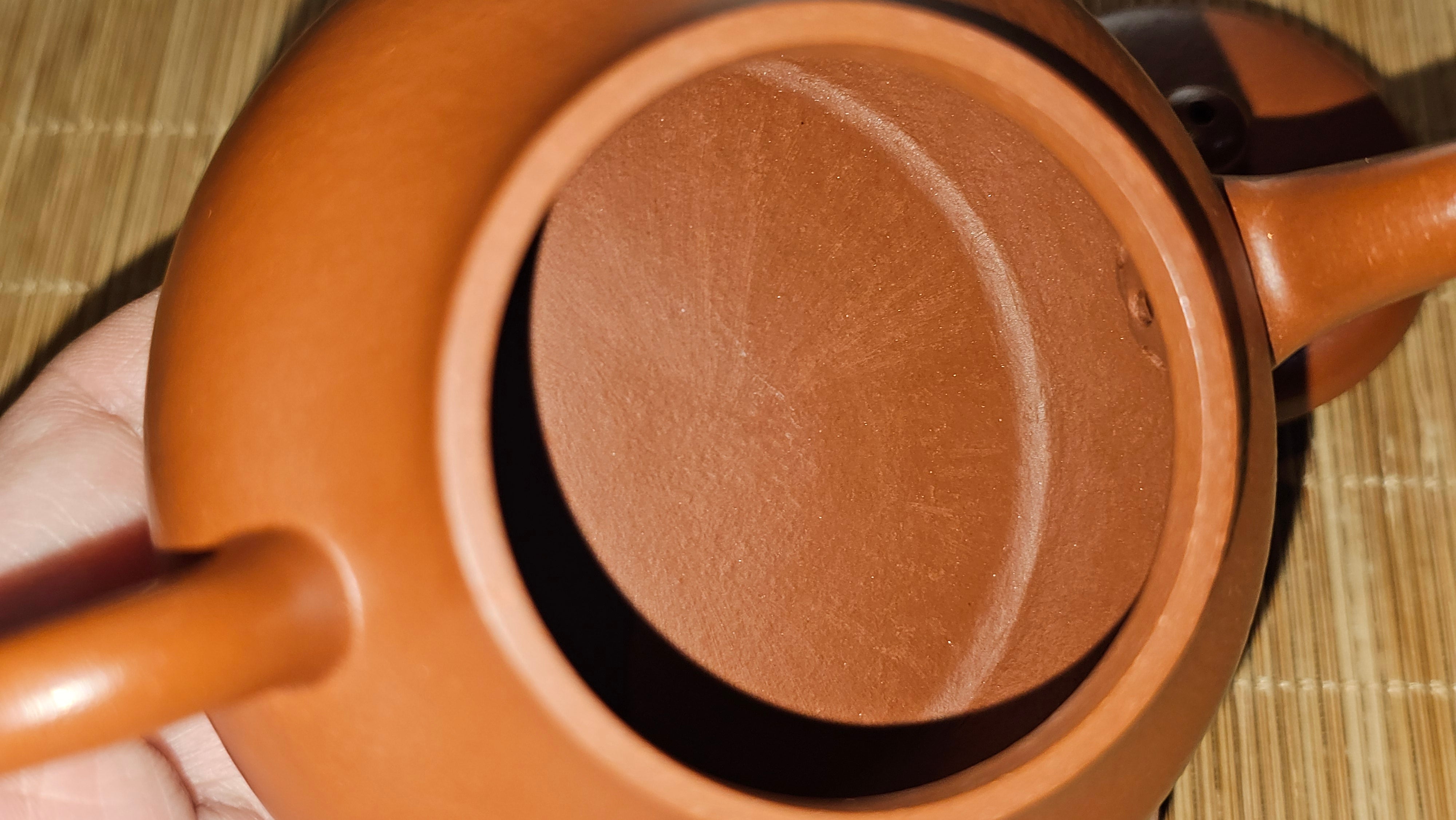 Jun De 君德, 123.4ml, Xiao Mei Yao Zhu Ni 小煤窑朱泥,  by our Collaborative Senior Craftsman Chen Yue Fei 陈跃飞 ~ Congratulations!to Mr E.C.G.! 2023hrs 13th Sept 2025! Singapore🇸🇬!