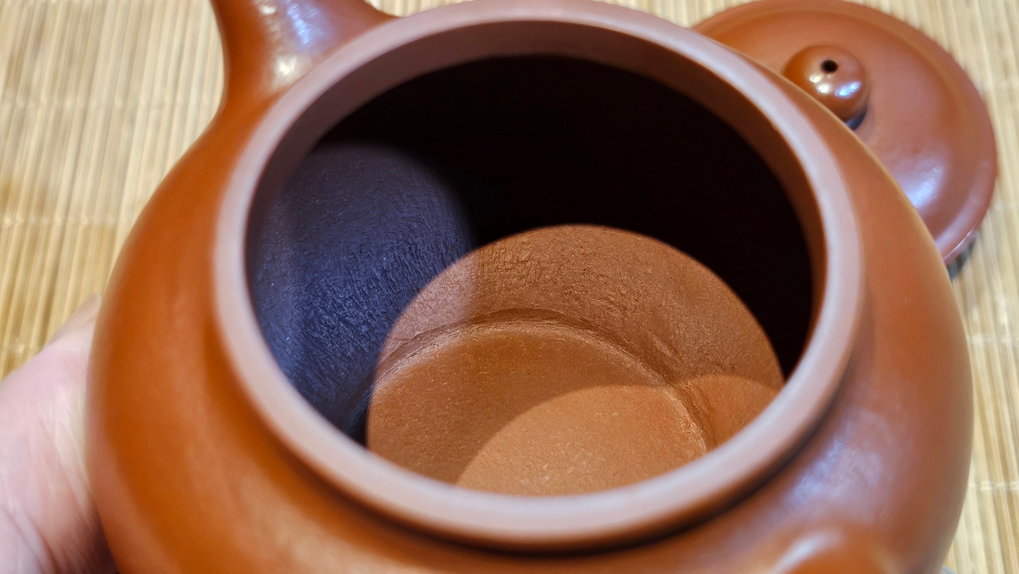 Duo Zhi 掇只, 120.7ml, Xiao Mei Yao Zhu Ni 小煤窑朱泥, by our Collaborative Craftsman Wang Xing 王兴 ~ Congratulations!to Prof Q.H., 0053hrs 19th August 2025, Hanoi! Vietnam🇻🇳.