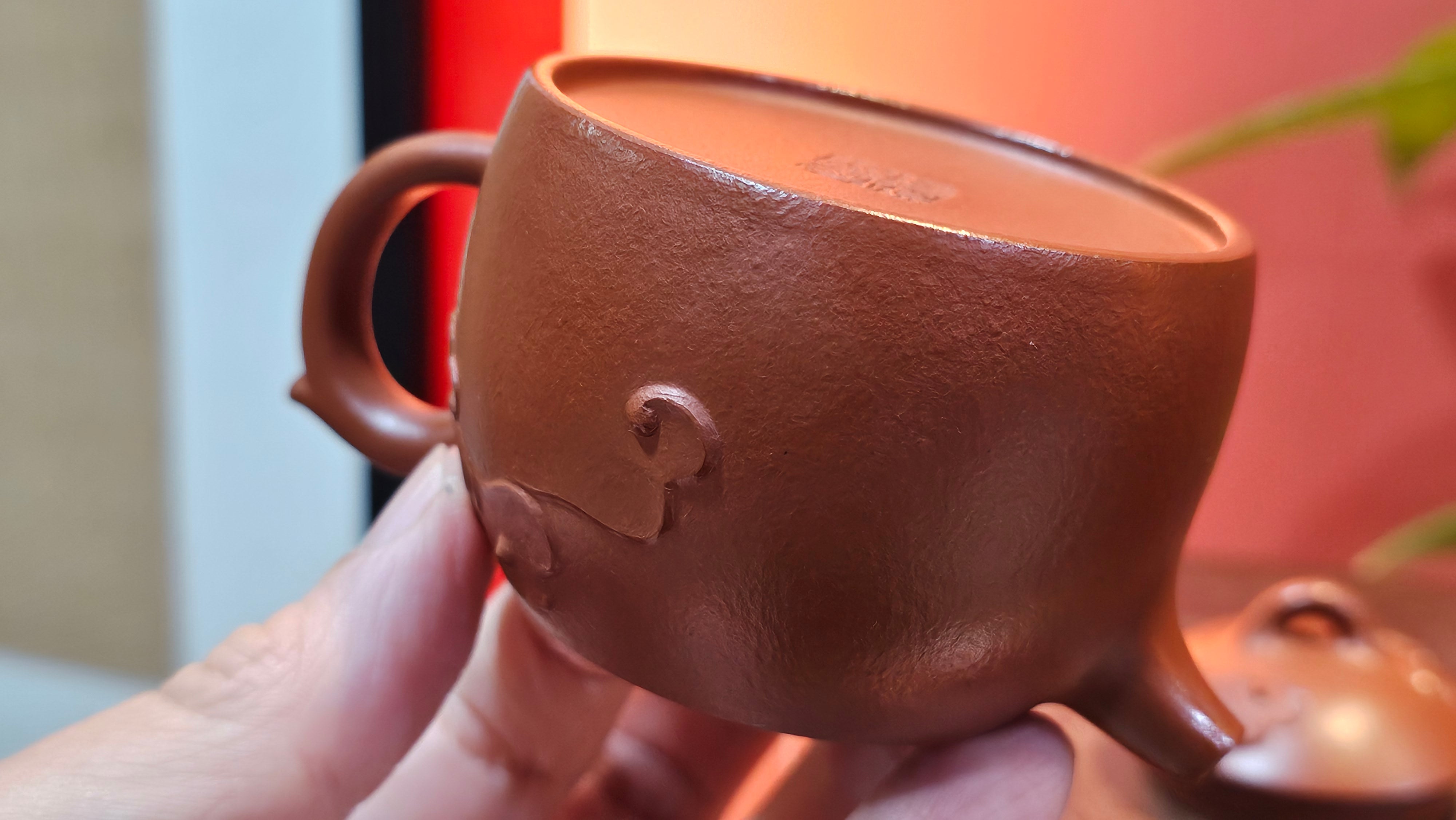 Mini! Qin Quan 秦权, with Oriental Clouds Embellishments 云朵贴花工艺, 111.2ml, Xiao Mei Yao Zhu Ni , by Craftsman Chen Yue Fei 陈跃飞 ~ Congratulations to Mr T.A.! 1131hrs 20th August 2025! Samorin, Slovakia🇸🇰!