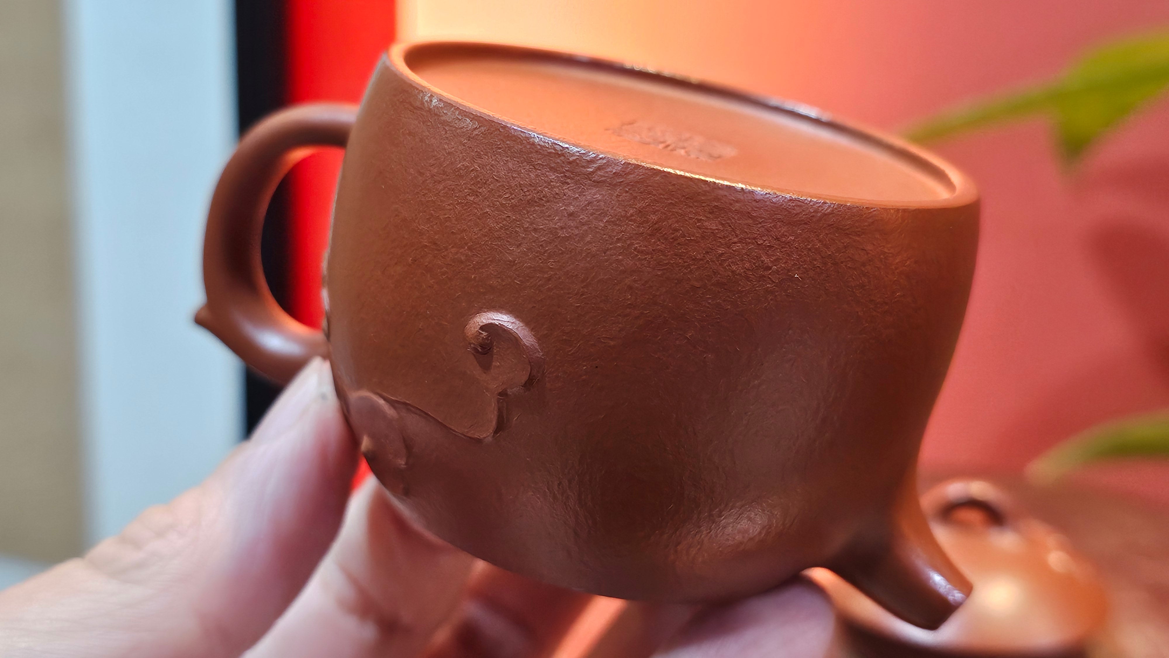 Mini! Qin Quan 秦权, with Oriental Clouds Embellishments 云朵贴花工艺, 111.2ml, Xiao Mei Yao Zhu Ni , by Craftsman Chen Yue Fei 陈跃飞 ~ Congratulations to Mr T.A.! 1131hrs 20th August 2025! Samorin, Slovakia🇸🇰!