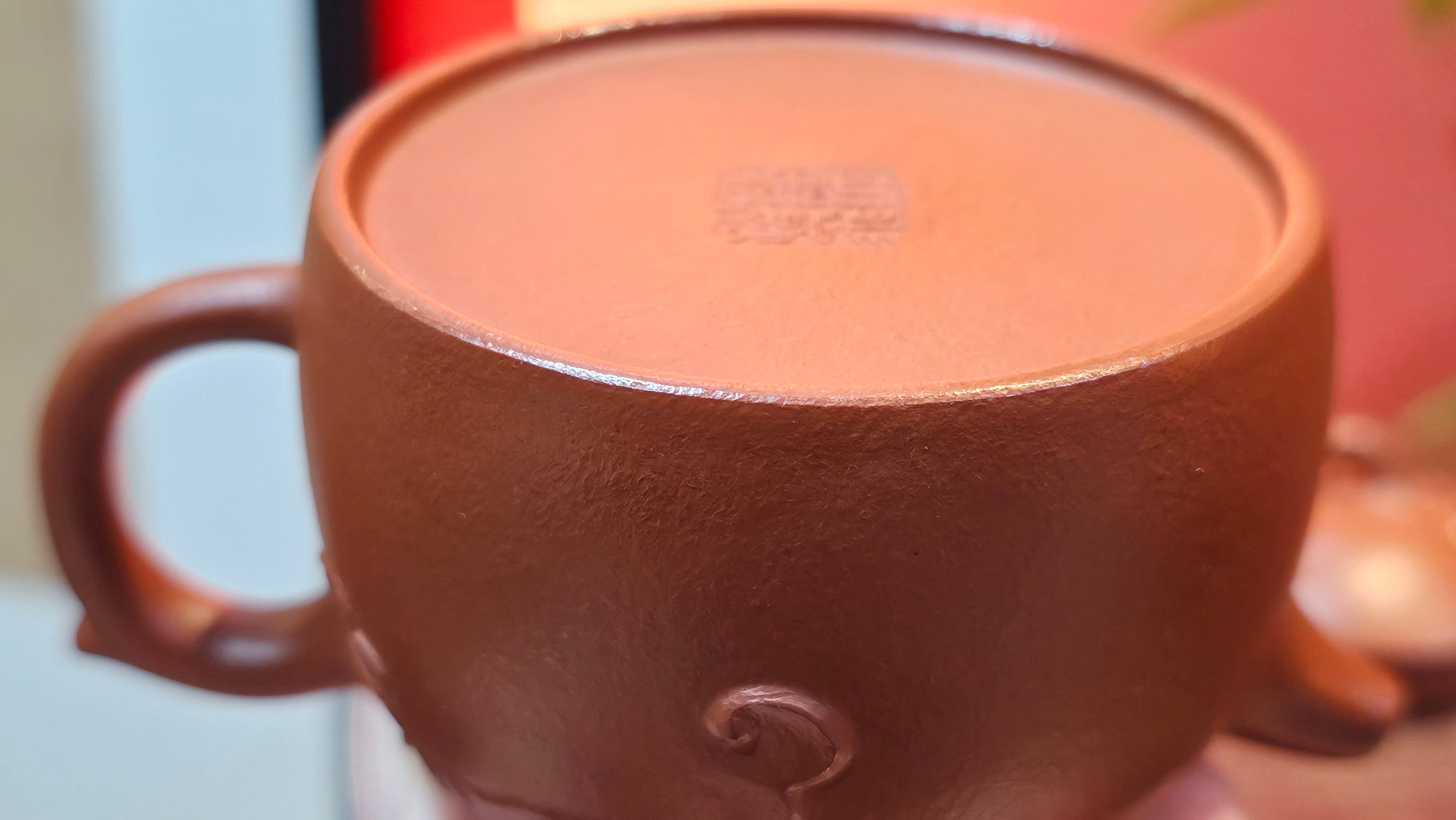 Mini! Qin Quan 秦权, with Oriental Clouds Embellishments 云朵贴花工艺, 111.2ml, Xiao Mei Yao Zhu Ni , by Craftsman Chen Yue Fei 陈跃飞 ~ Congratulations to Mr T.A.! 1131hrs 20th August 2025! Samorin, Slovakia🇸🇰!