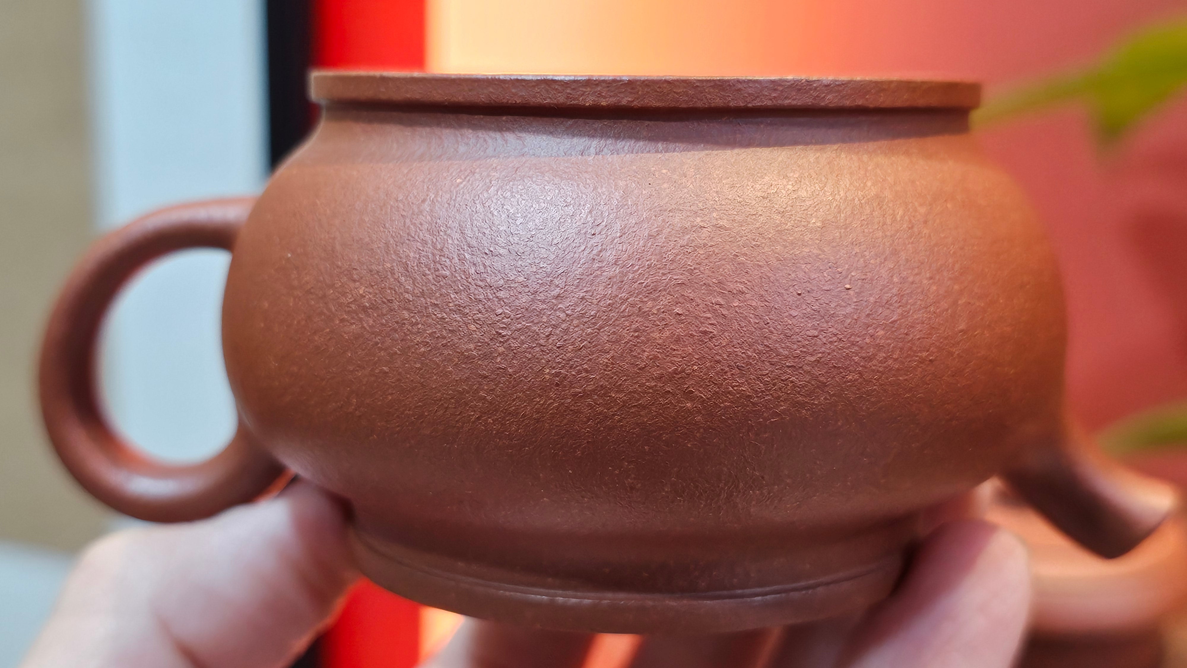 Song Jin Hu《颂金壶》, 156.5ml, Hong Jiang Po Ni 红降坡泥, by Craftsman Chen Gui Zhi 陈桂枝。(Red JiangPoNi rarer than Yellow JiangPoNi, XiaoMeiYao & ZhaoZhuang ZhuNi) ~!Congratulations to Ms A.R.! 0926hrs 19th Sept 2025, Ipswich! U.K.🇬🇧.