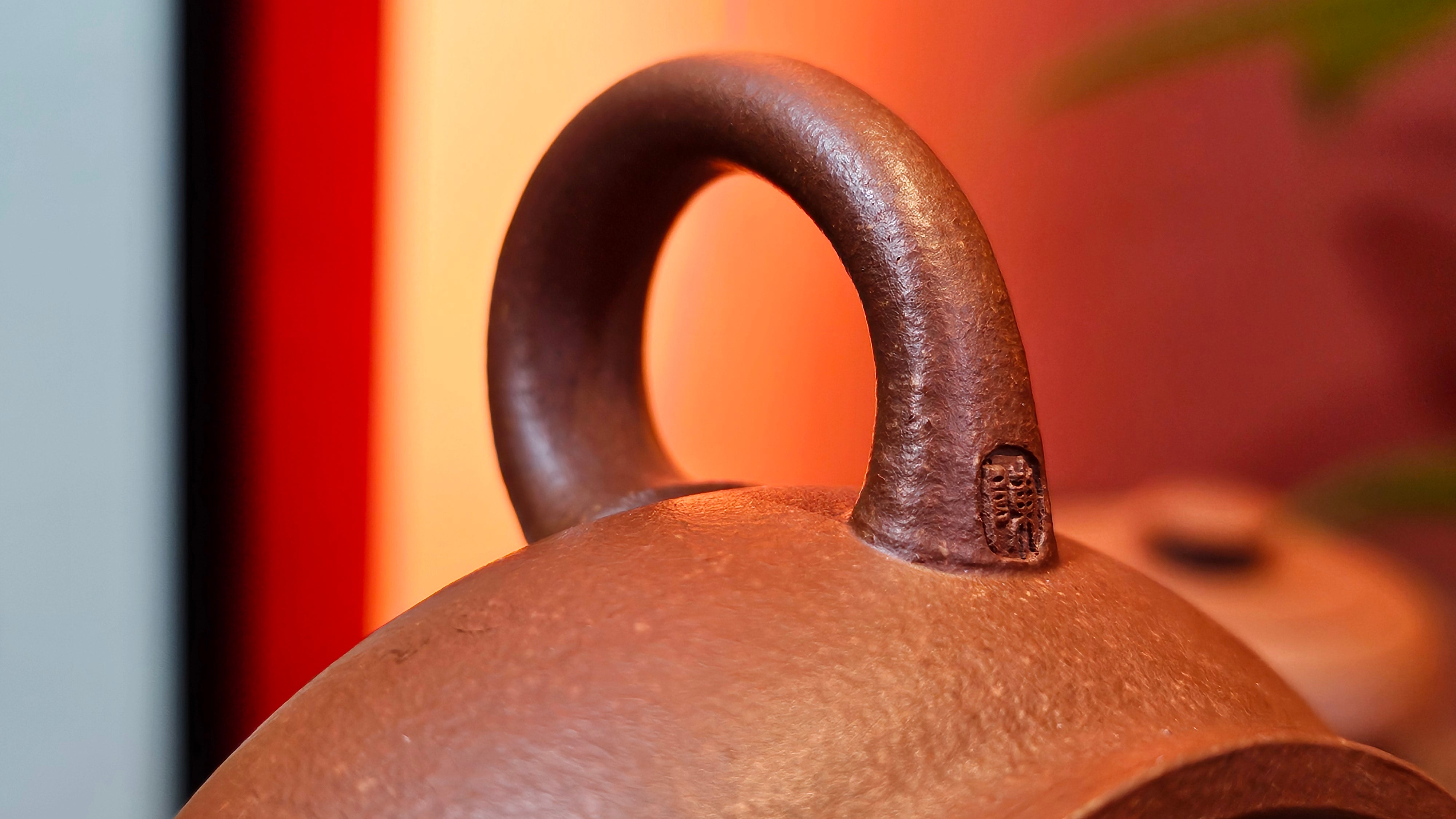 Song Jin Hu《颂金壶》, 156.5ml, Hong Jiang Po Ni 红降坡泥, by Craftsman Chen Gui Zhi 陈桂枝。(Red JiangPoNi rarer than Yellow JiangPoNi, XiaoMeiYao & ZhaoZhuang ZhuNi) ~!Congratulations to Ms A.R.! 0926hrs 19th Sept 2025, Ipswich! U.K.🇬🇧.