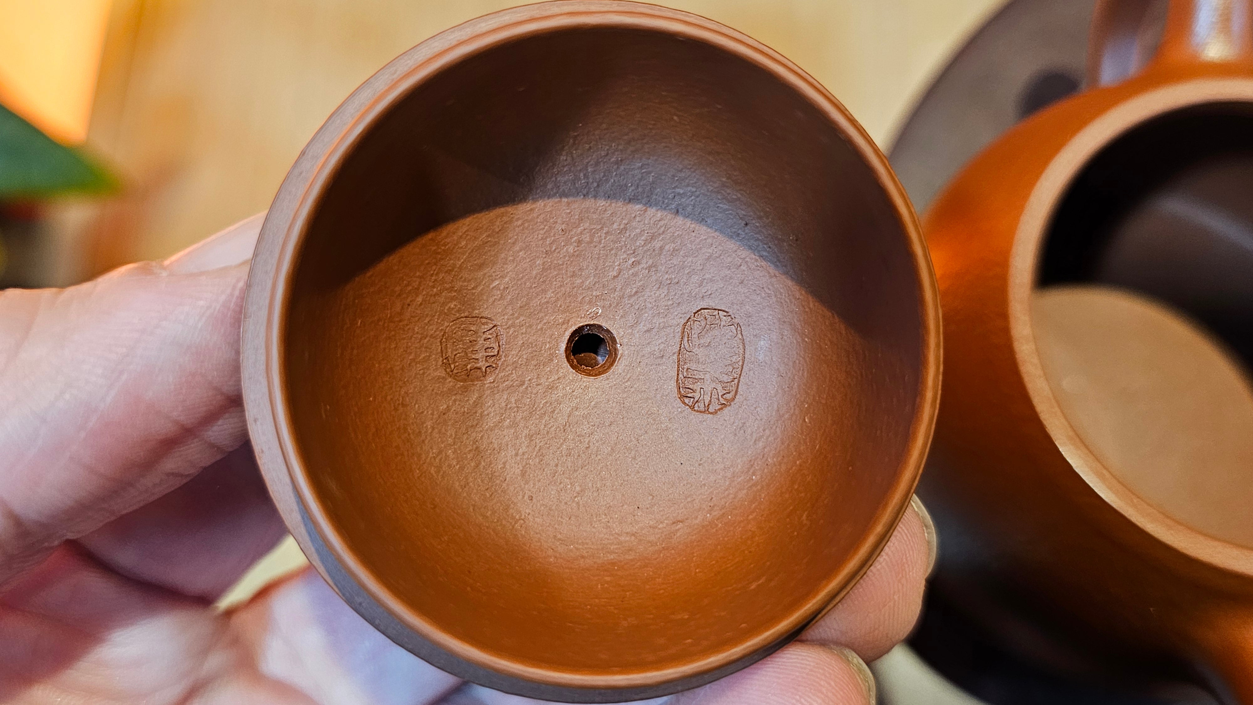 Mini! Qin Quan 秦权, with Oriental Clouds Embellishments 云朵贴花工艺, 111.2ml, Xiao Mei Yao Zhu Ni , by Craftsman Chen Yue Fei 陈跃飞 ~ Congratulations to Mr T.A.! 1131hrs 20th August 2025! Samorin, Slovakia🇸🇰!