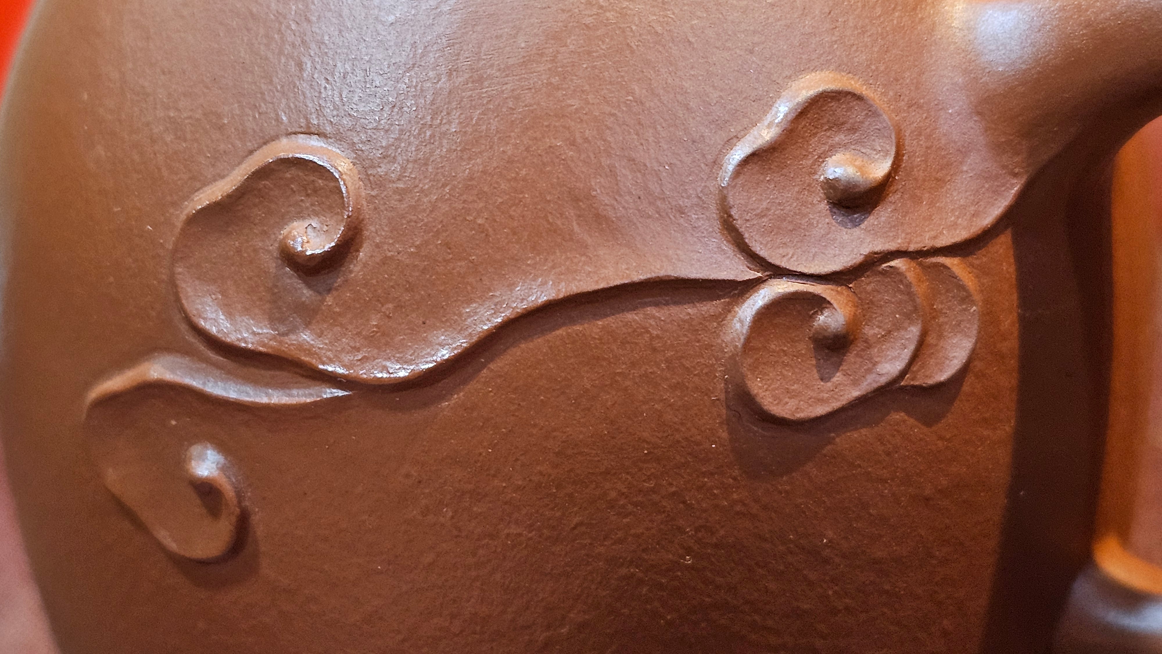 Qin Quan 秦权, with Oriental Clouds Embellishments 云朵贴花工艺, 193.3ml, Xiao Mei Yao Zhu Ni , by Craftsman Chen Yue Fei 陈跃飞 ~!Congratulations to Ms N.C., 0128hrs 22nd August 2025! Los Baños, The Philippines🇵🇭!