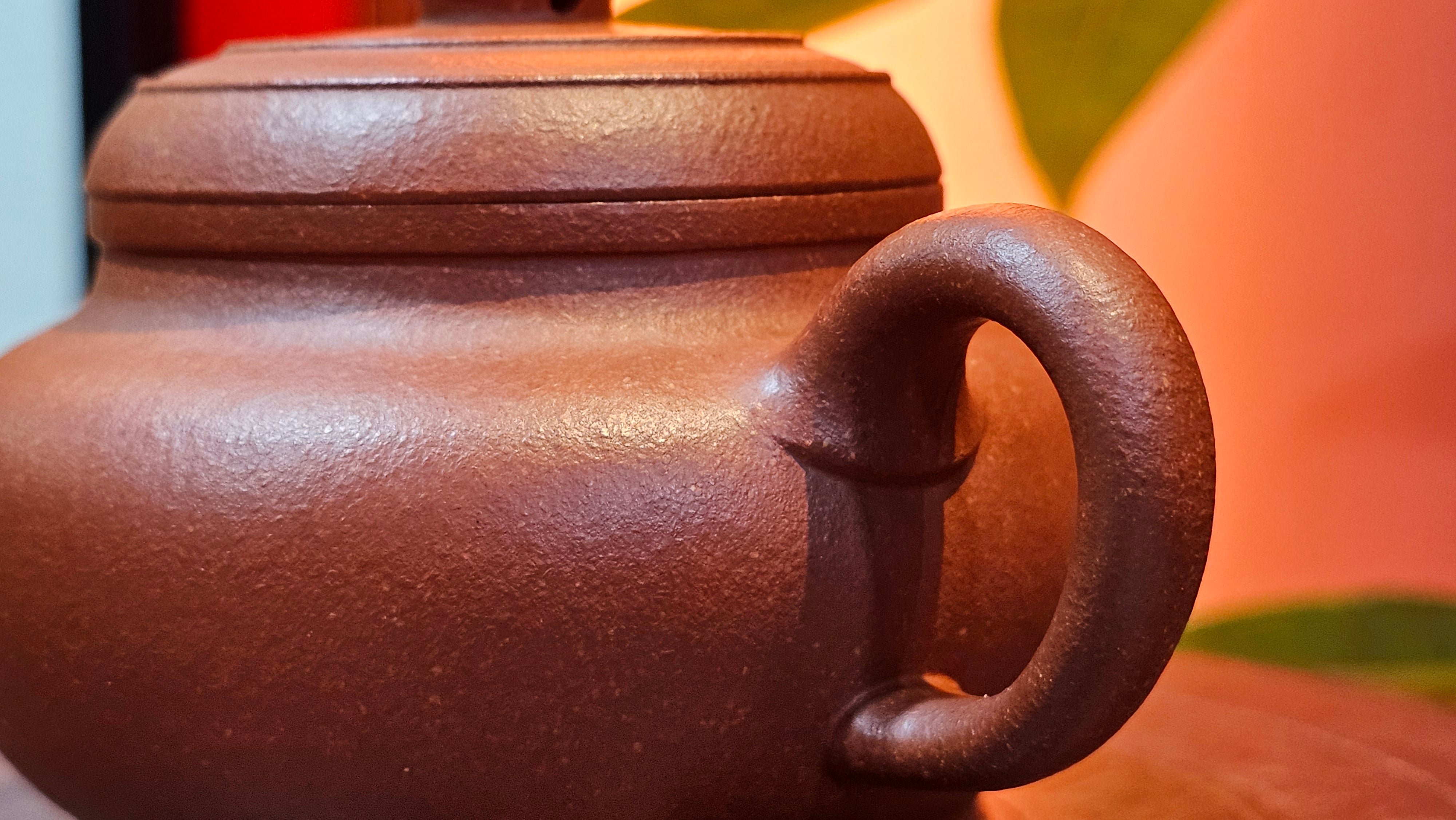 Song Jin Hu《颂金壶》, 156.5ml, Hong Jiang Po Ni 红降坡泥, by Craftsman Chen Gui Zhi 陈桂枝。(Red JiangPoNi rarer than Yellow JiangPoNi, XiaoMeiYao & ZhaoZhuang ZhuNi) ~!Congratulations to Ms A.R.! 0926hrs 19th Sept 2025, Ipswich! U.K.🇬🇧.