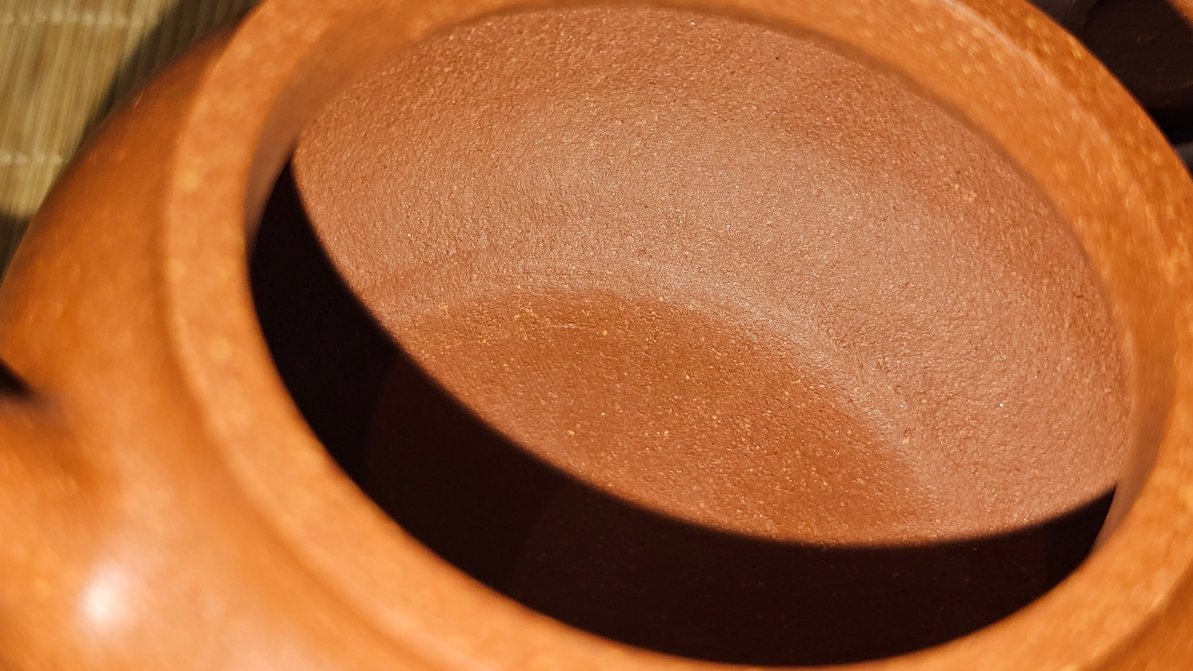 Song Jin Hu《颂金壶》, 156.5ml, Hong Jiang Po Ni 红降坡泥, by Craftsman Chen Gui Zhi 陈桂枝。(Red JiangPoNi rarer than Yellow JiangPoNi, XiaoMeiYao & ZhaoZhuang ZhuNi) ~!Congratulations to Ms A.R.! 0926hrs 19th Sept 2025, Ipswich! U.K.🇬🇧.