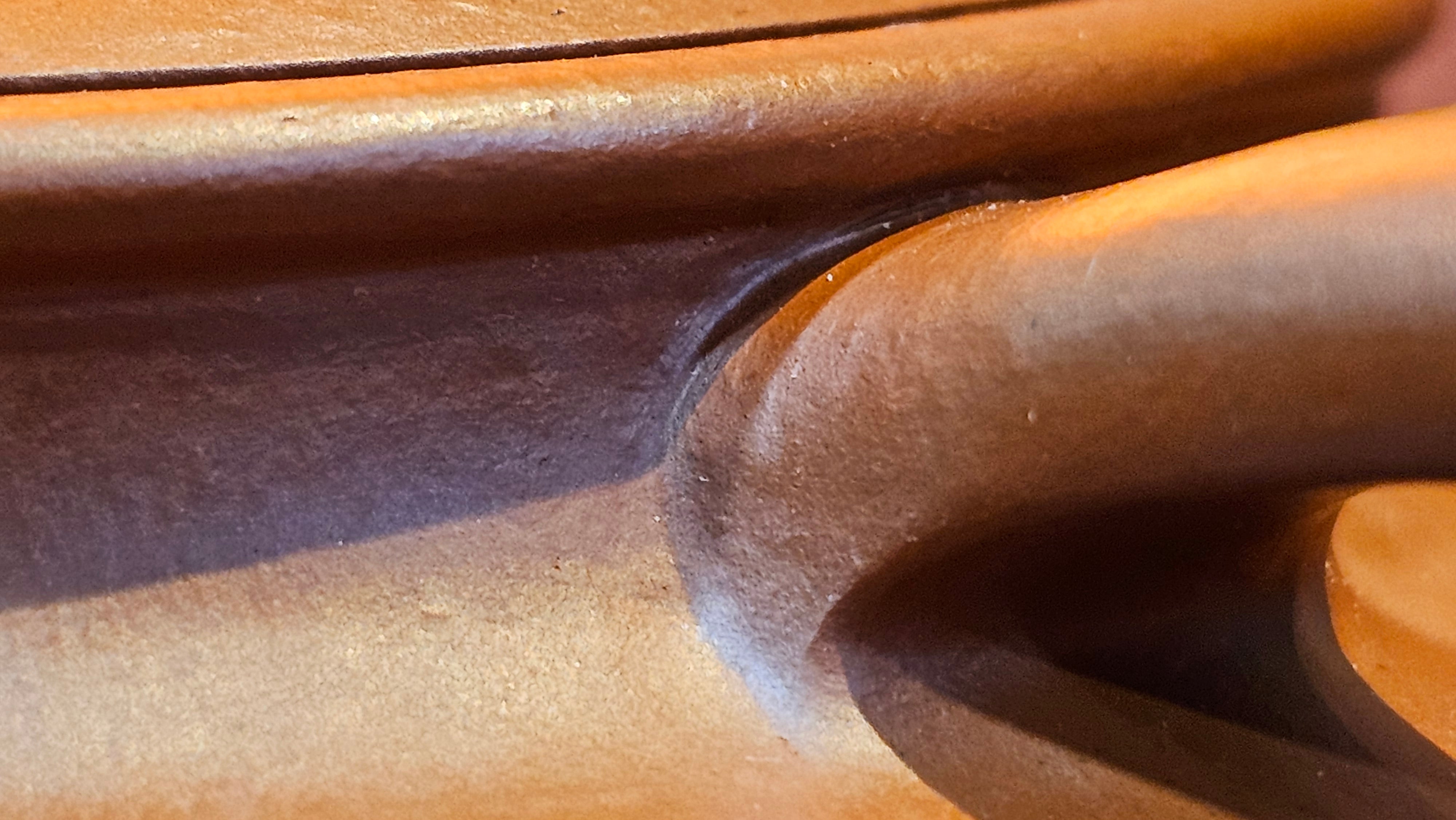 Hua Ting 华庭, 203.8ml (complex, large: 14cm long, 10cm wide), Xiao Mei Yao Zhu Ni 小煤窑朱泥,  by Craftsman Chen Yue Fei 陈跃飞, Engraving by Craftsman Yi De Shu 一德书 ~ Congratulations to Mr T.M.! 1229hrs 11th Sept 2025, Casper, WY!